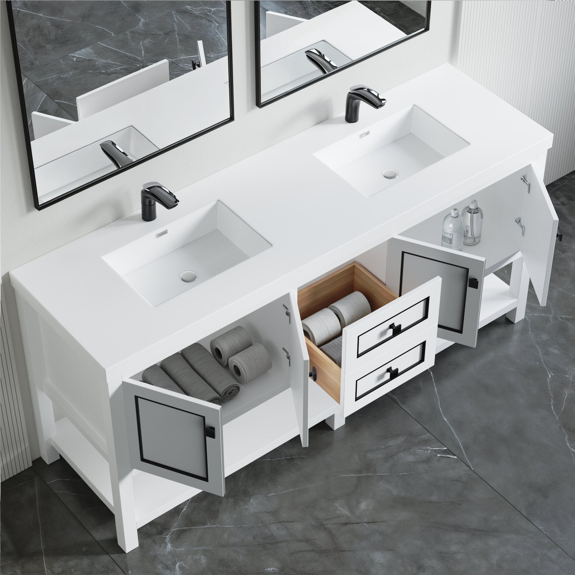 036 Series - 72 Inch Vanity