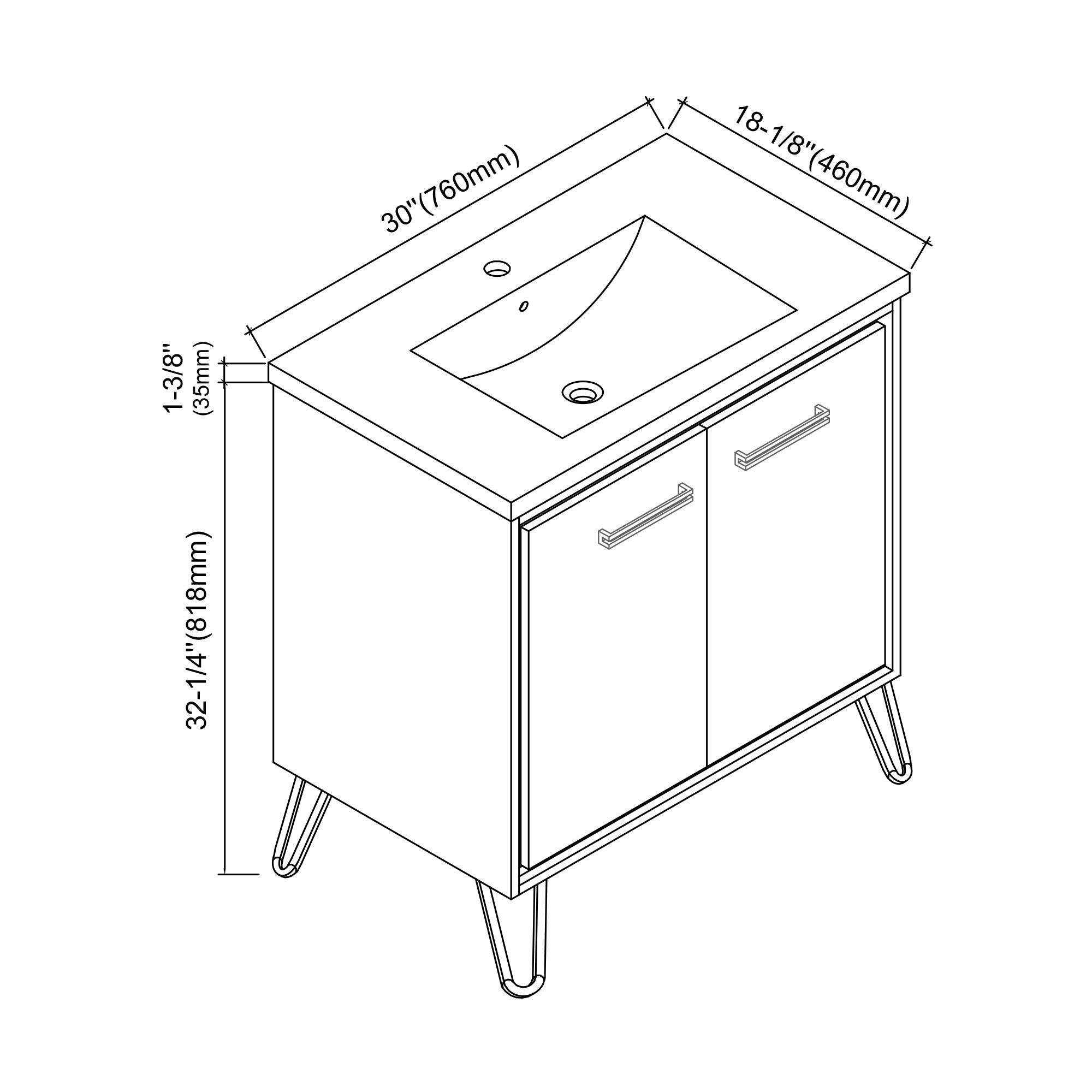 037 Series - 30 Inch Vanity
