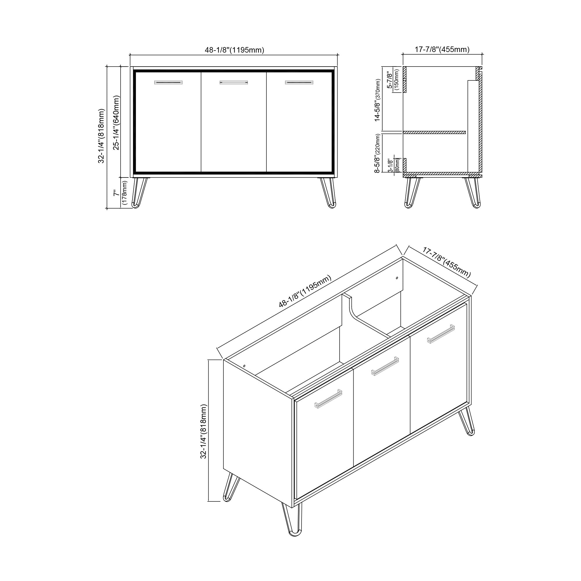 037 Series - 48 Inch Vanity