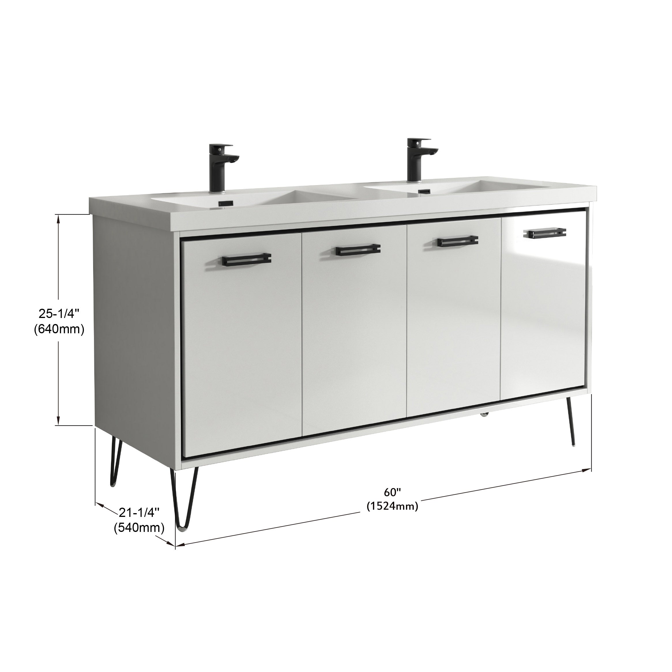 037 Series - 60 Inch Vanity
