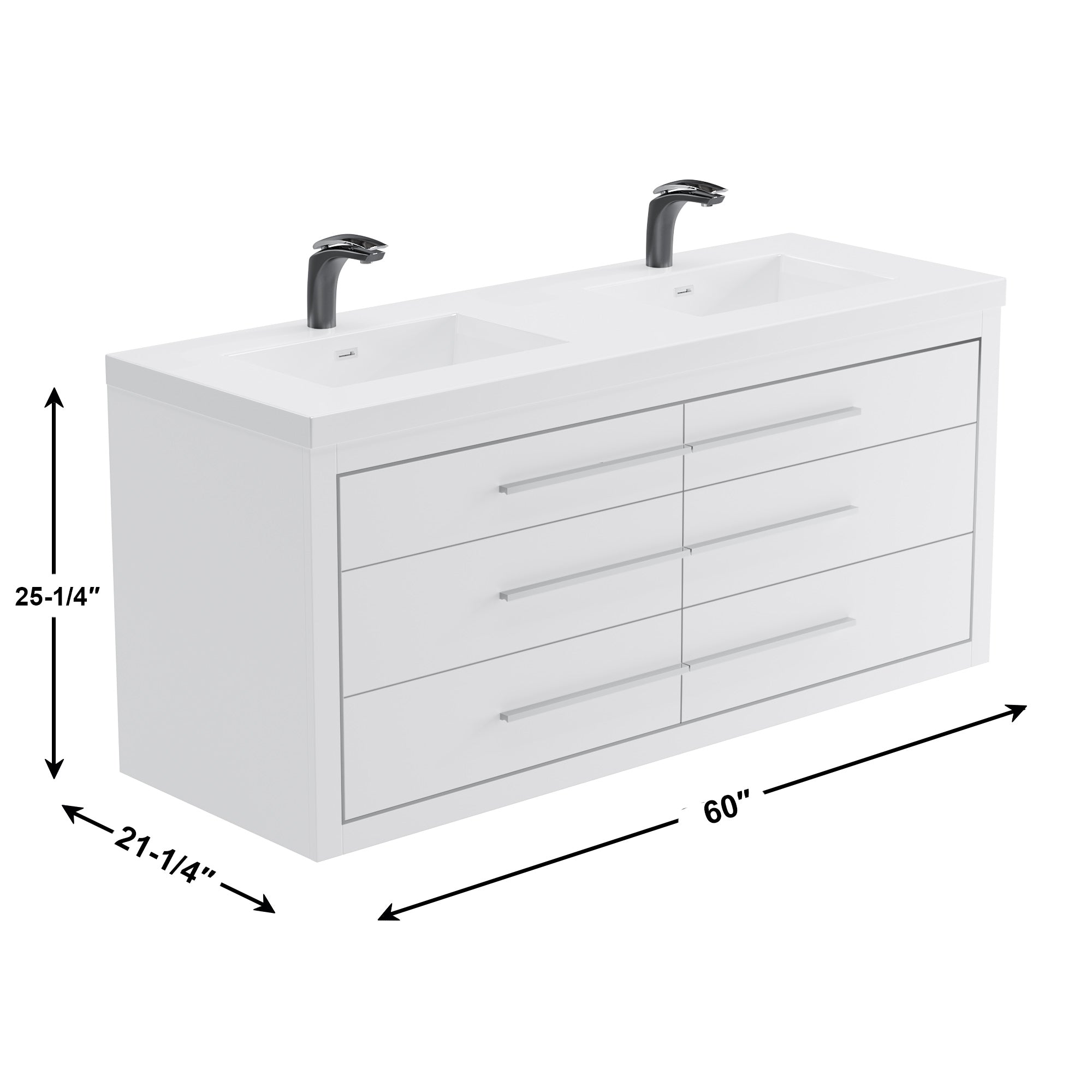 041 Series - 60 Inch Vanity