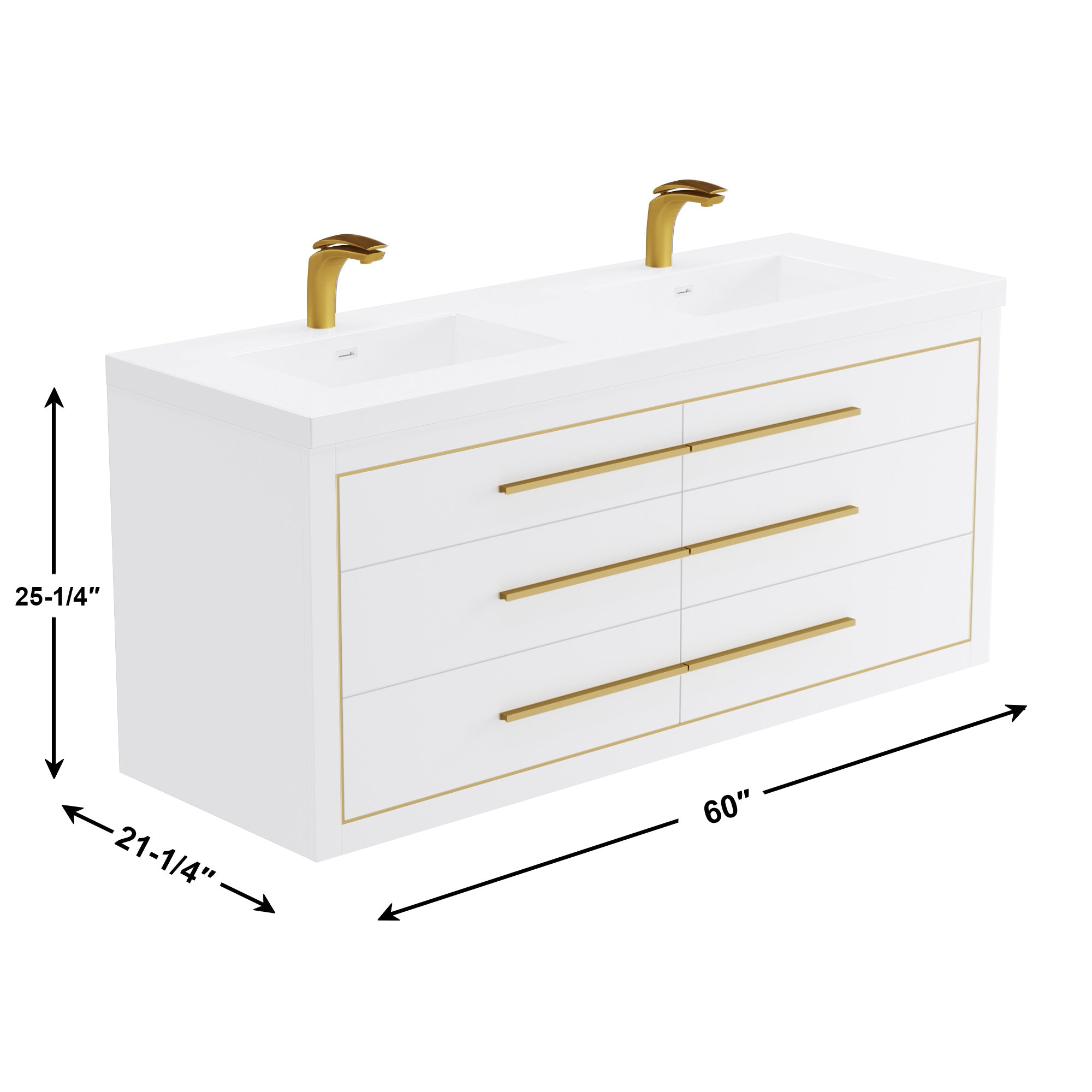 041 Series - 60 Inch Vanity