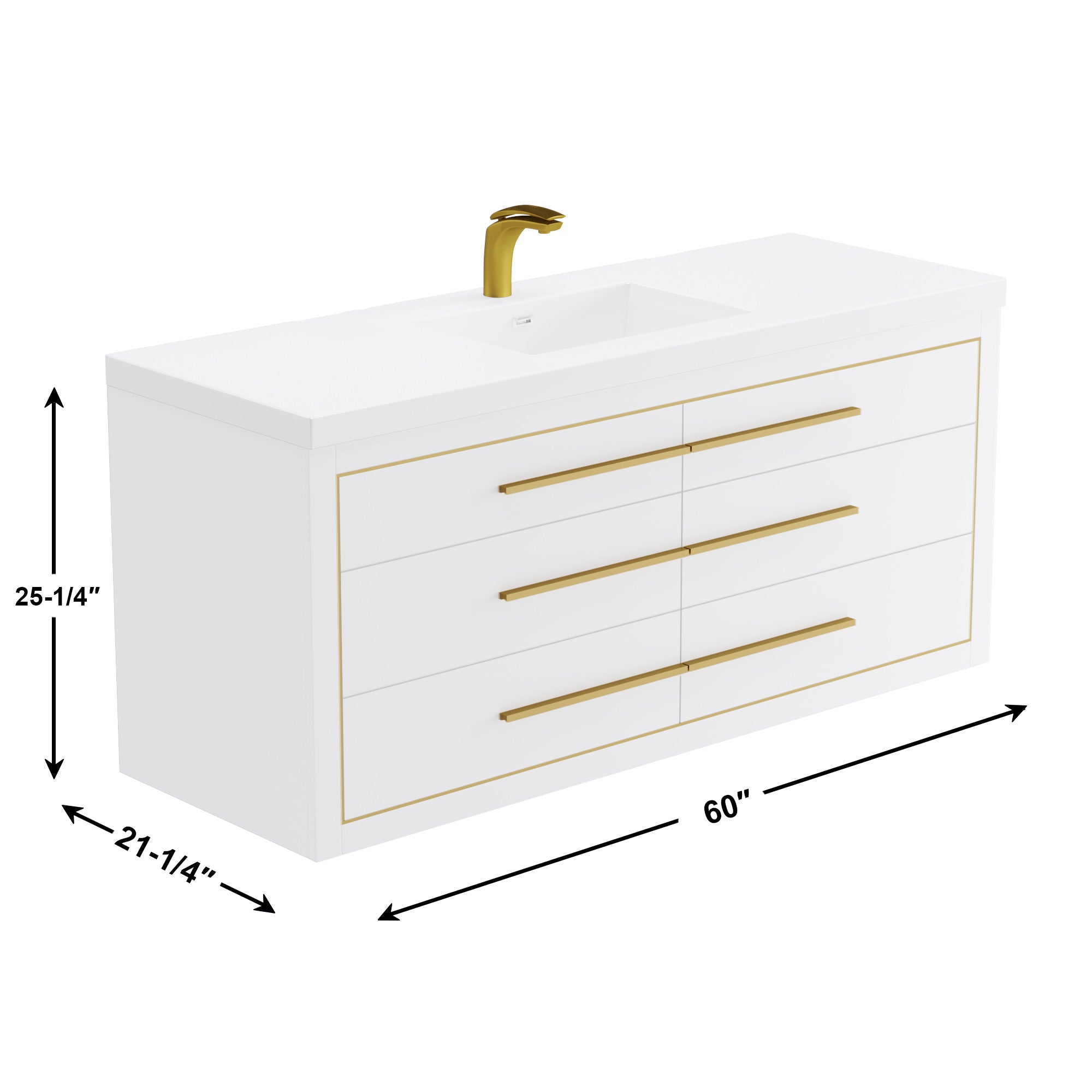 041 Series - 60 Inch Vanity