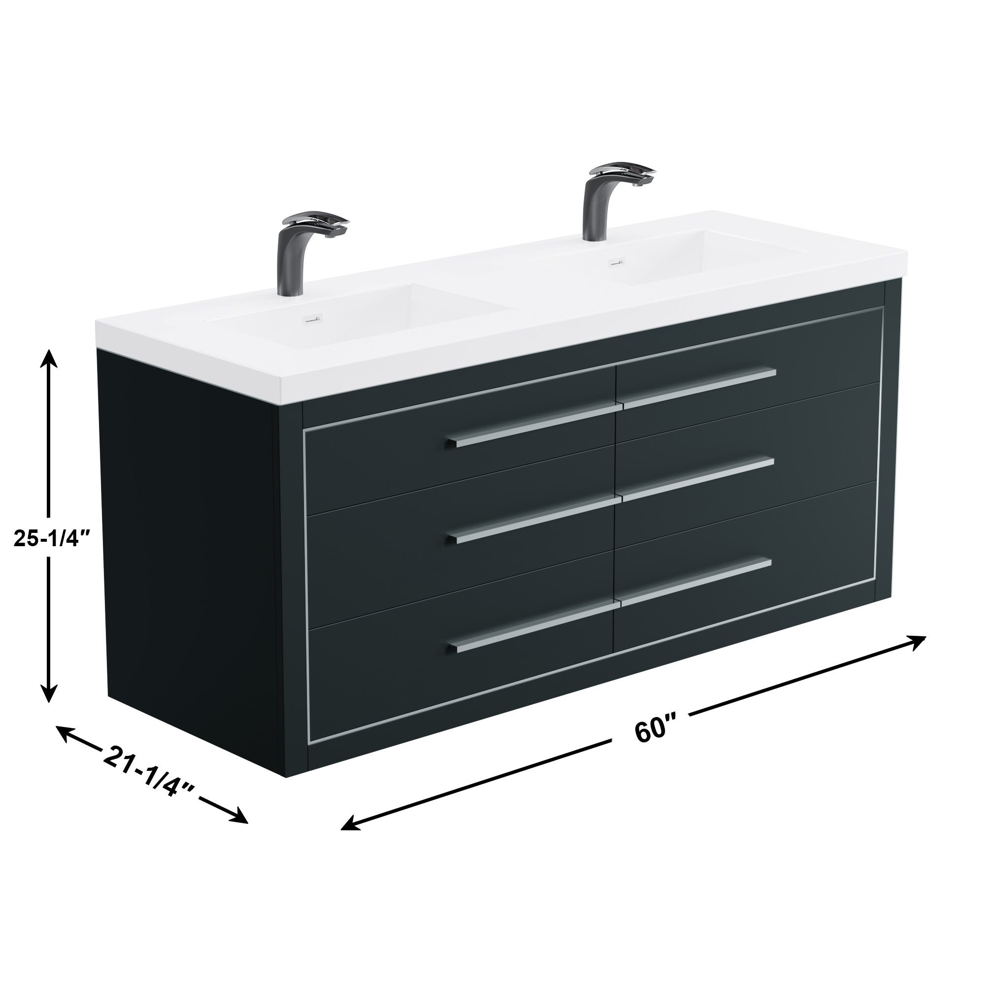 041 Series - 60 Inch Vanity