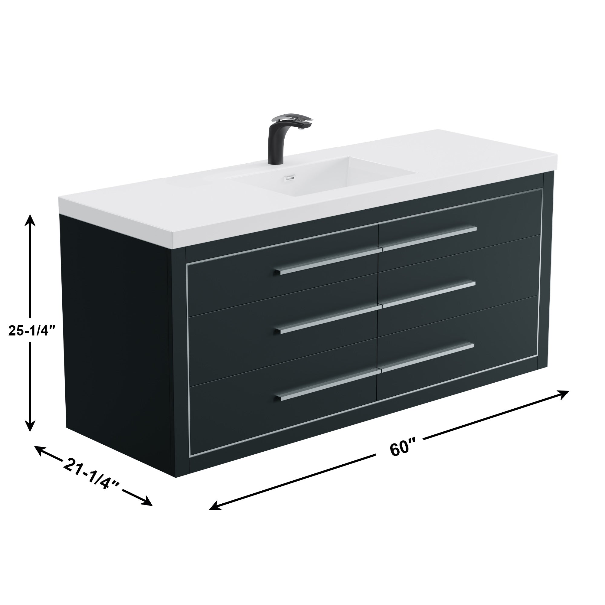 041 Series - 60 Inch Vanity