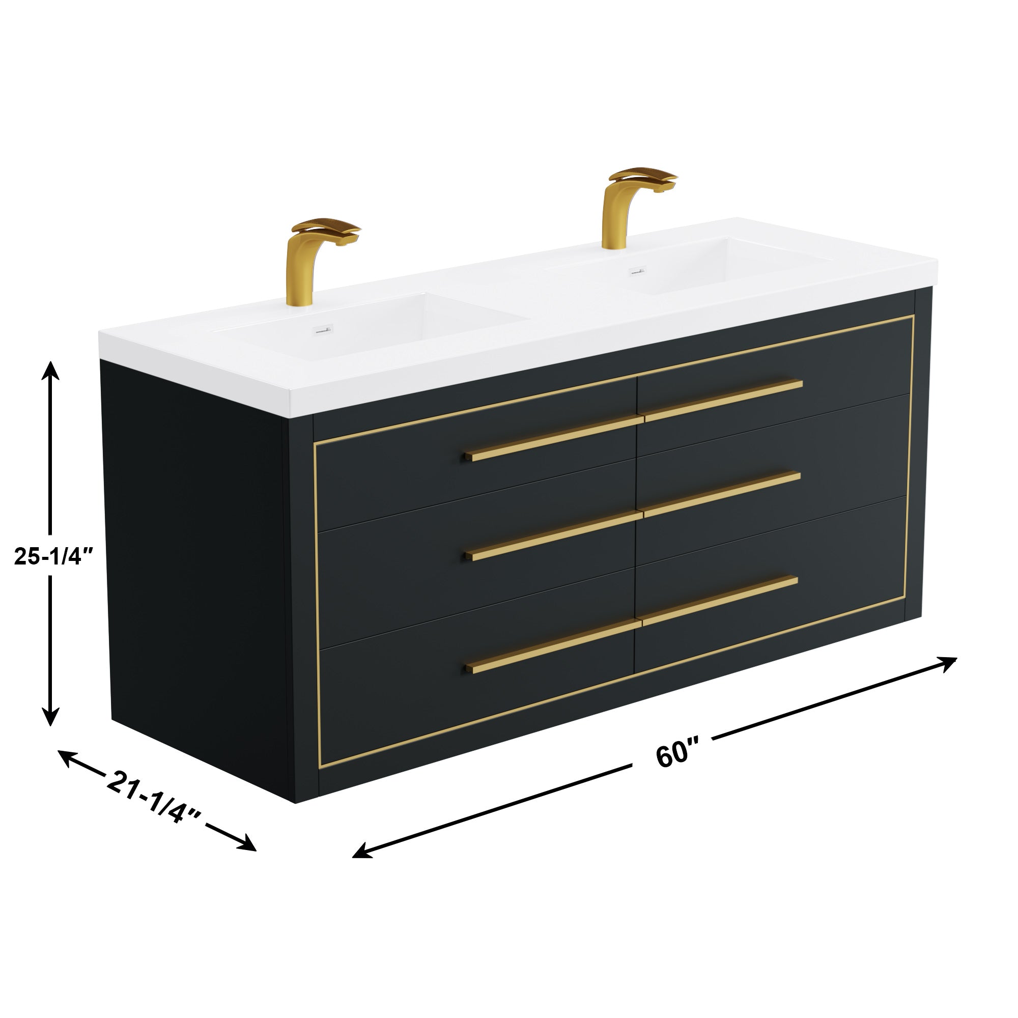 041 Series - 60 Inch Vanity