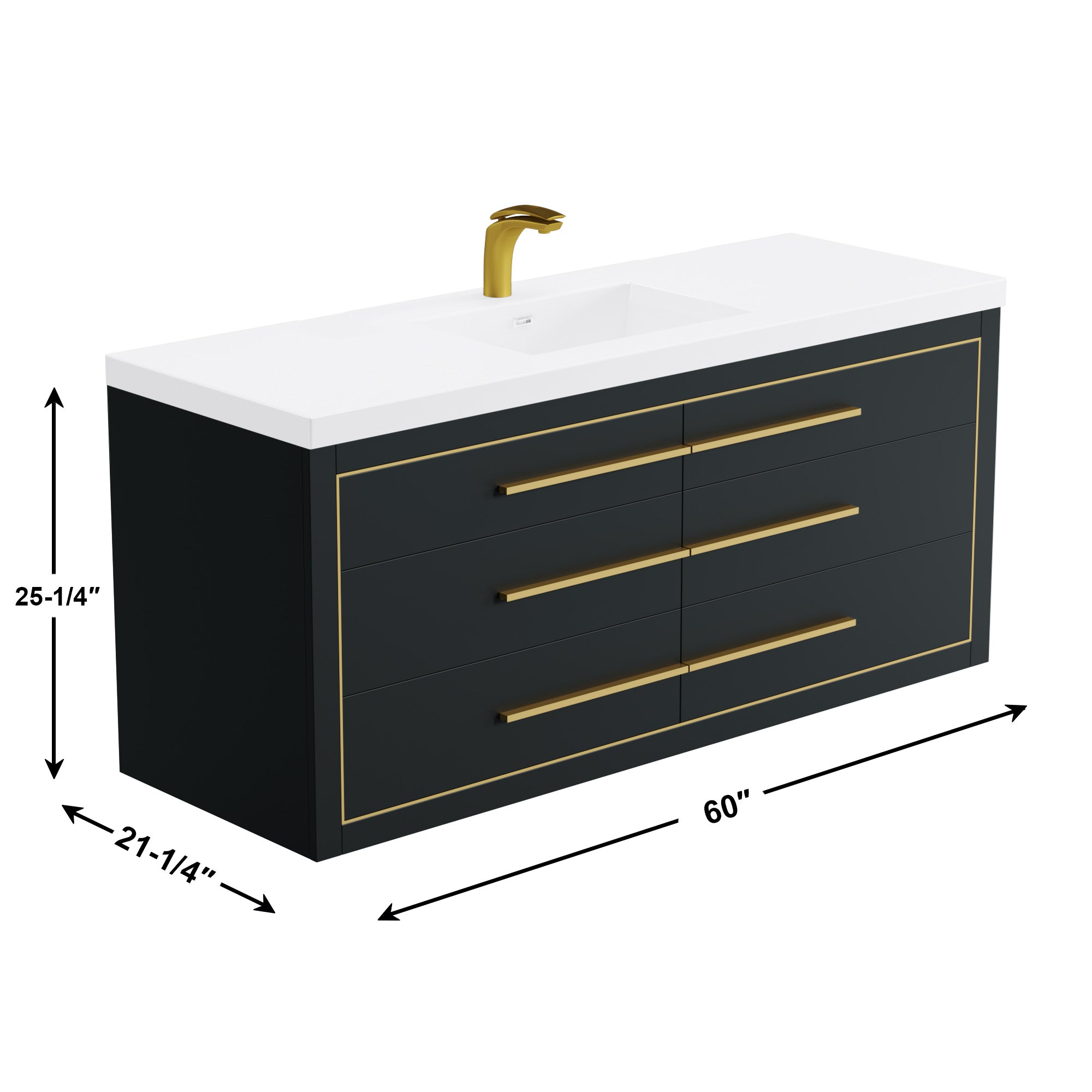 041 Series - 60 Inch Vanity