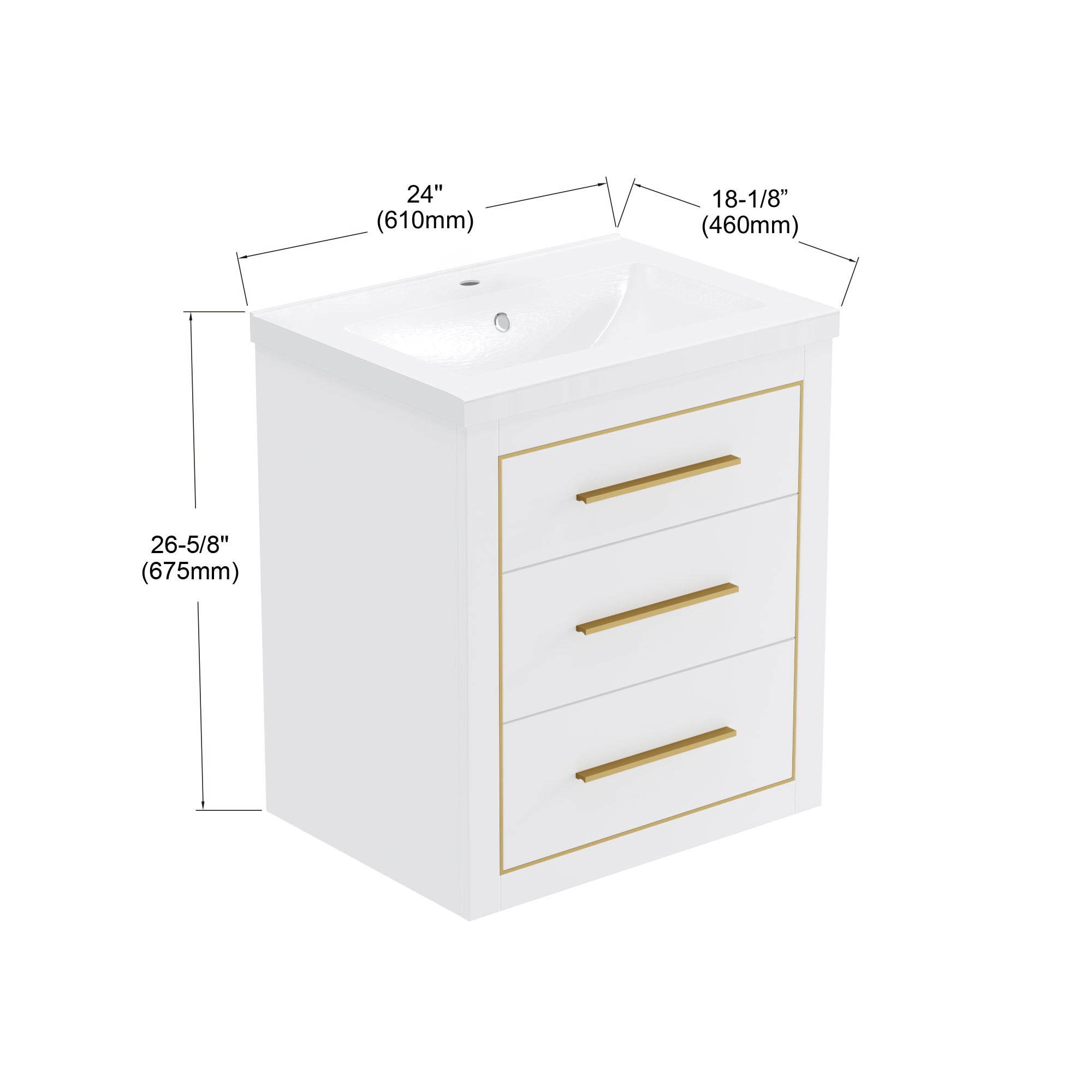 041 Series - 24 Inch Vanity