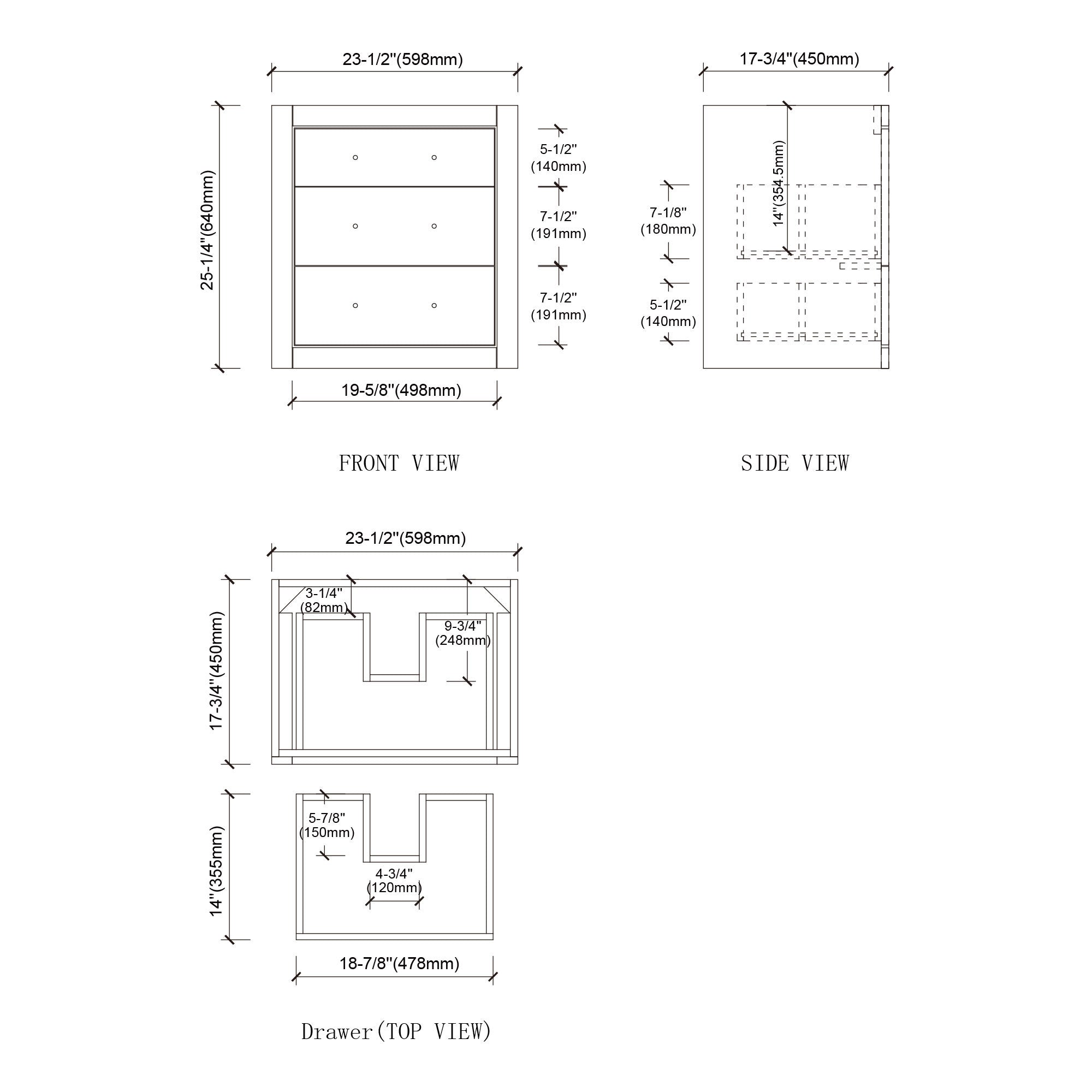 041 Series - 24 Inch Vanity