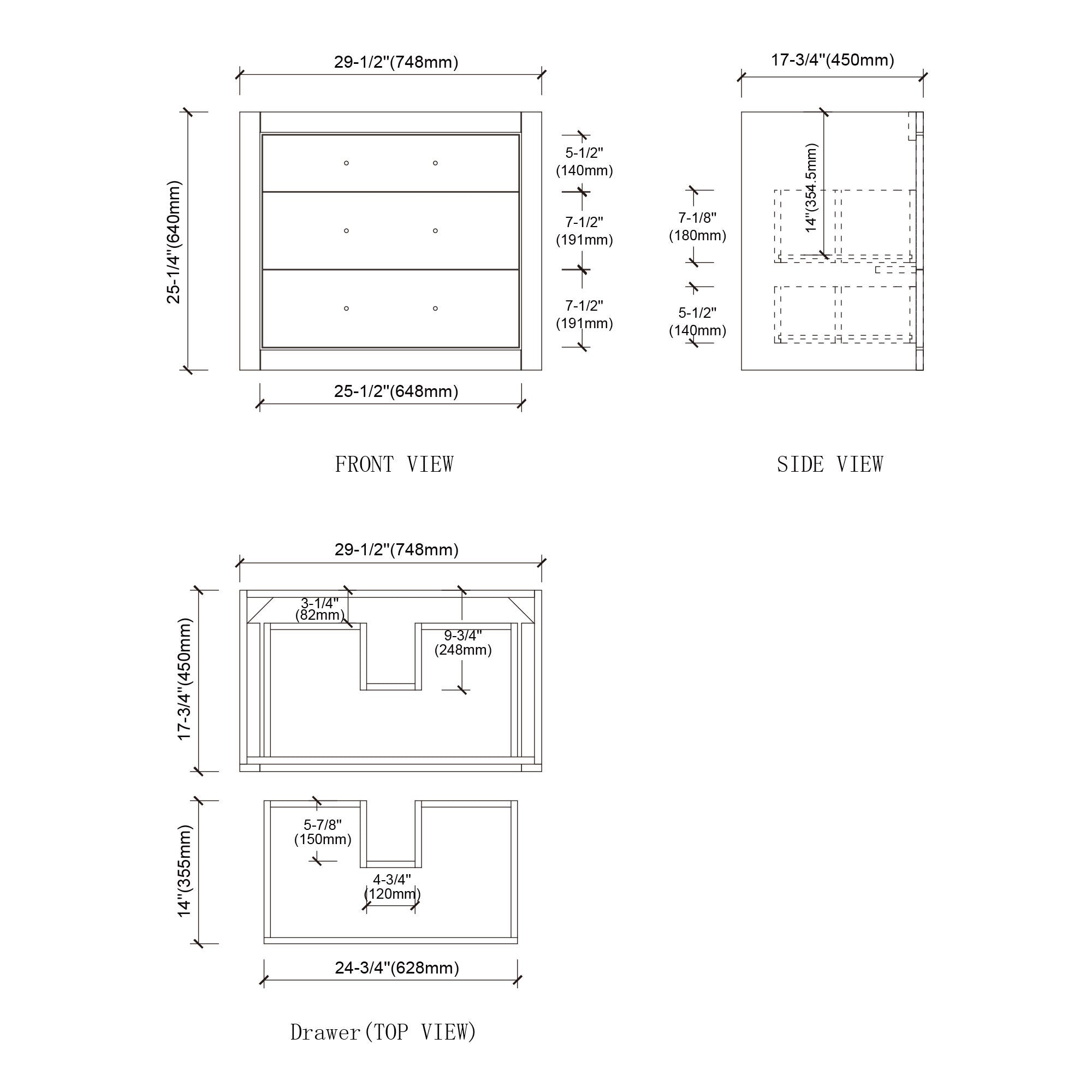 041 Series - 30 Inch Vanity