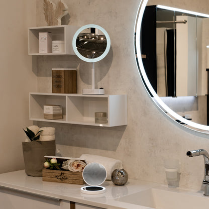 OUTLINE - Shaving and Make-up Mirror with LED-technology, dual light