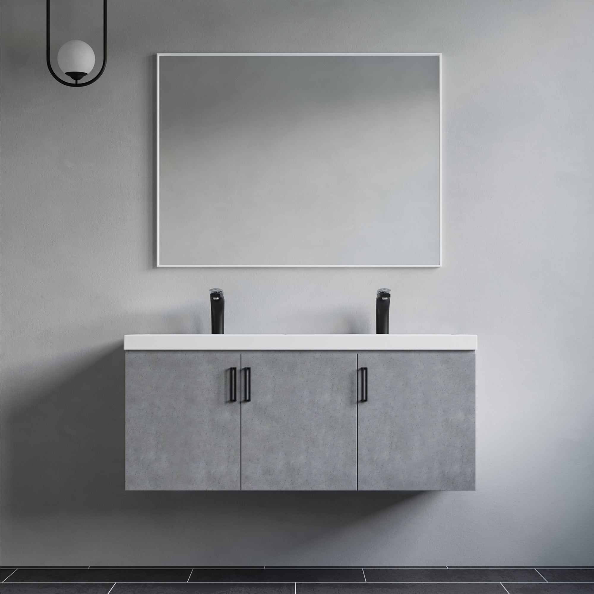 047 Series-48 Inch Vanity - Double Sinks