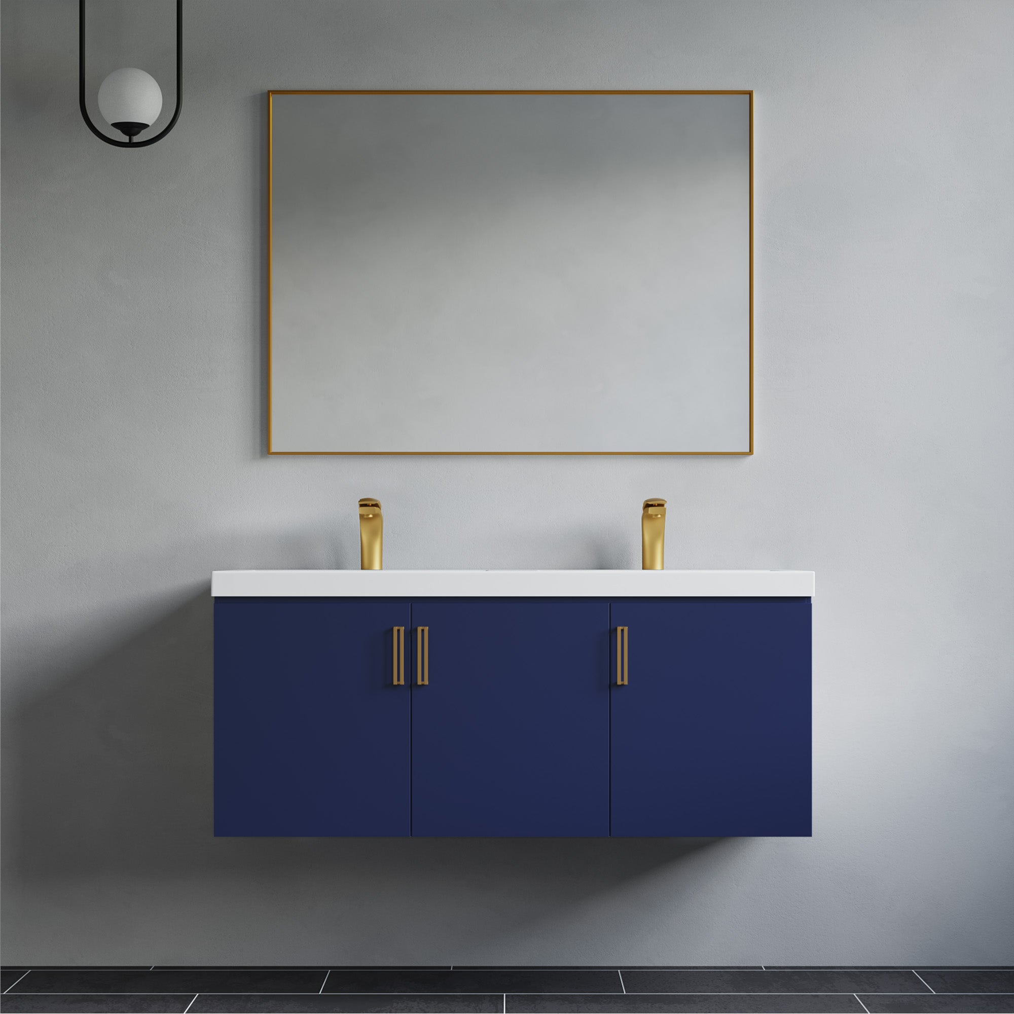 047 Series-48 Inch Vanity - Double Sinks