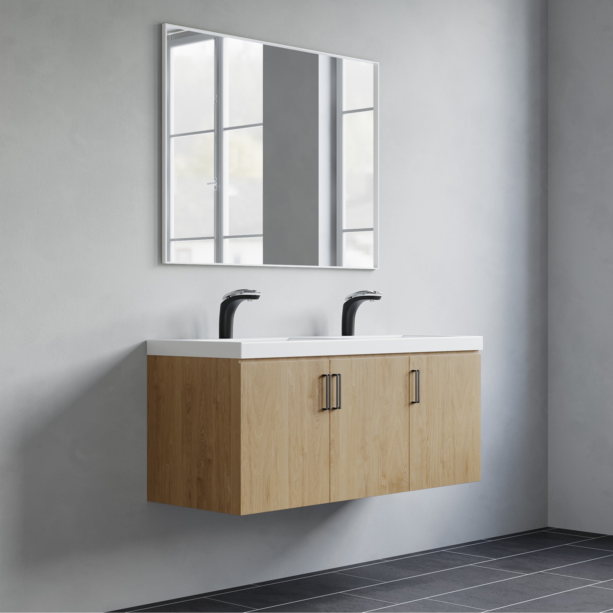 047 Series-48 Inch Vanity - Double Sinks