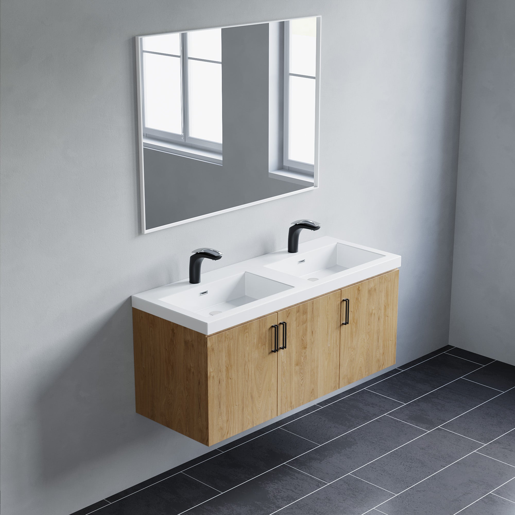 047 Series-48 Inch Vanity - Double Sinks