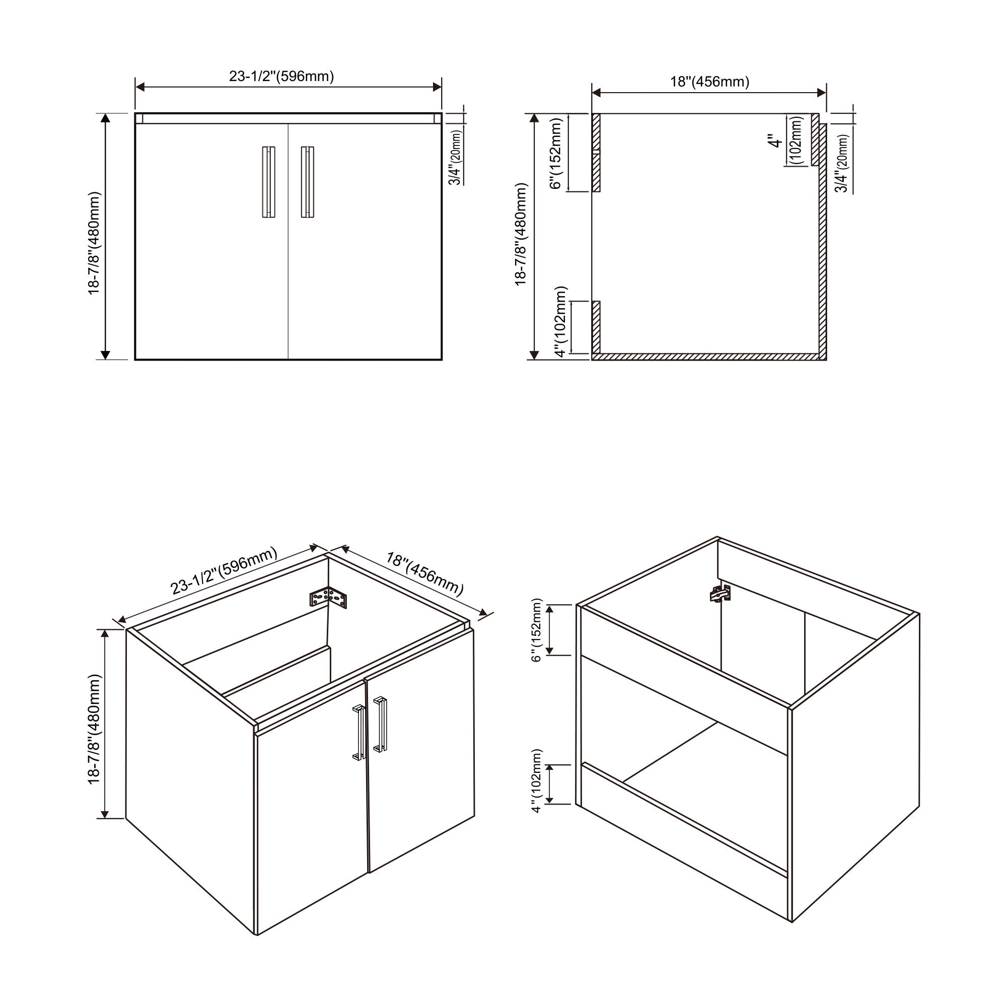 047 Series-24 Inch Vanity