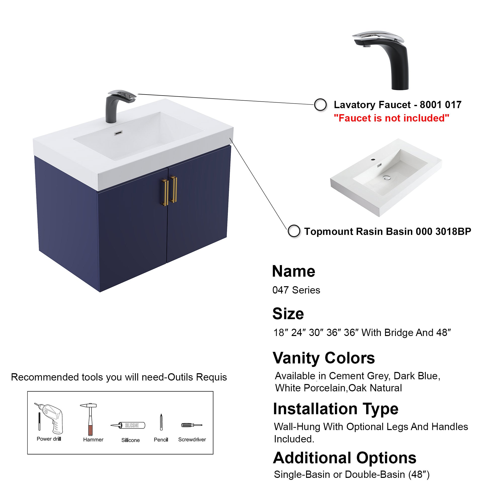 047 Series-30 Inch Vanity