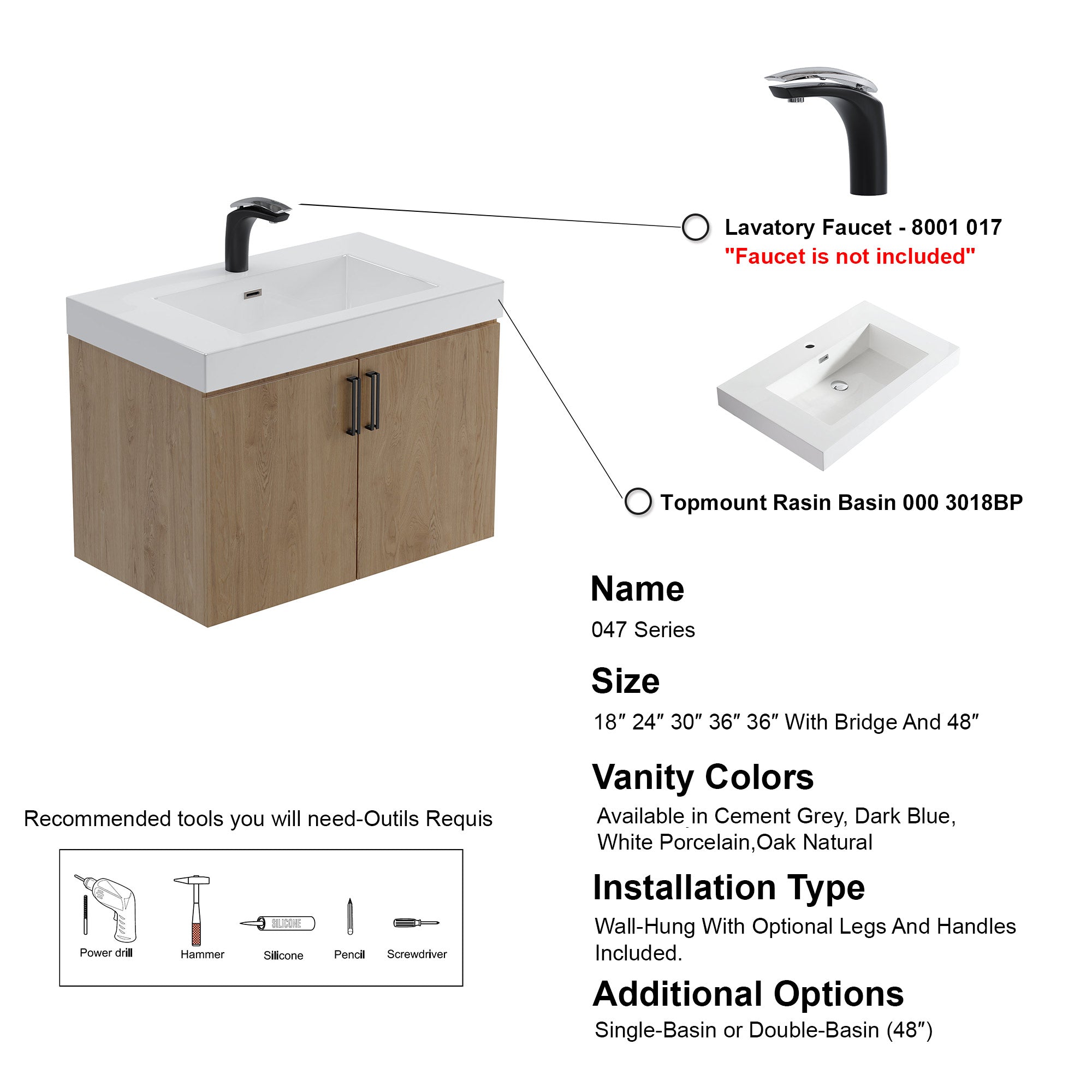 047 Series-30 Inch Vanity