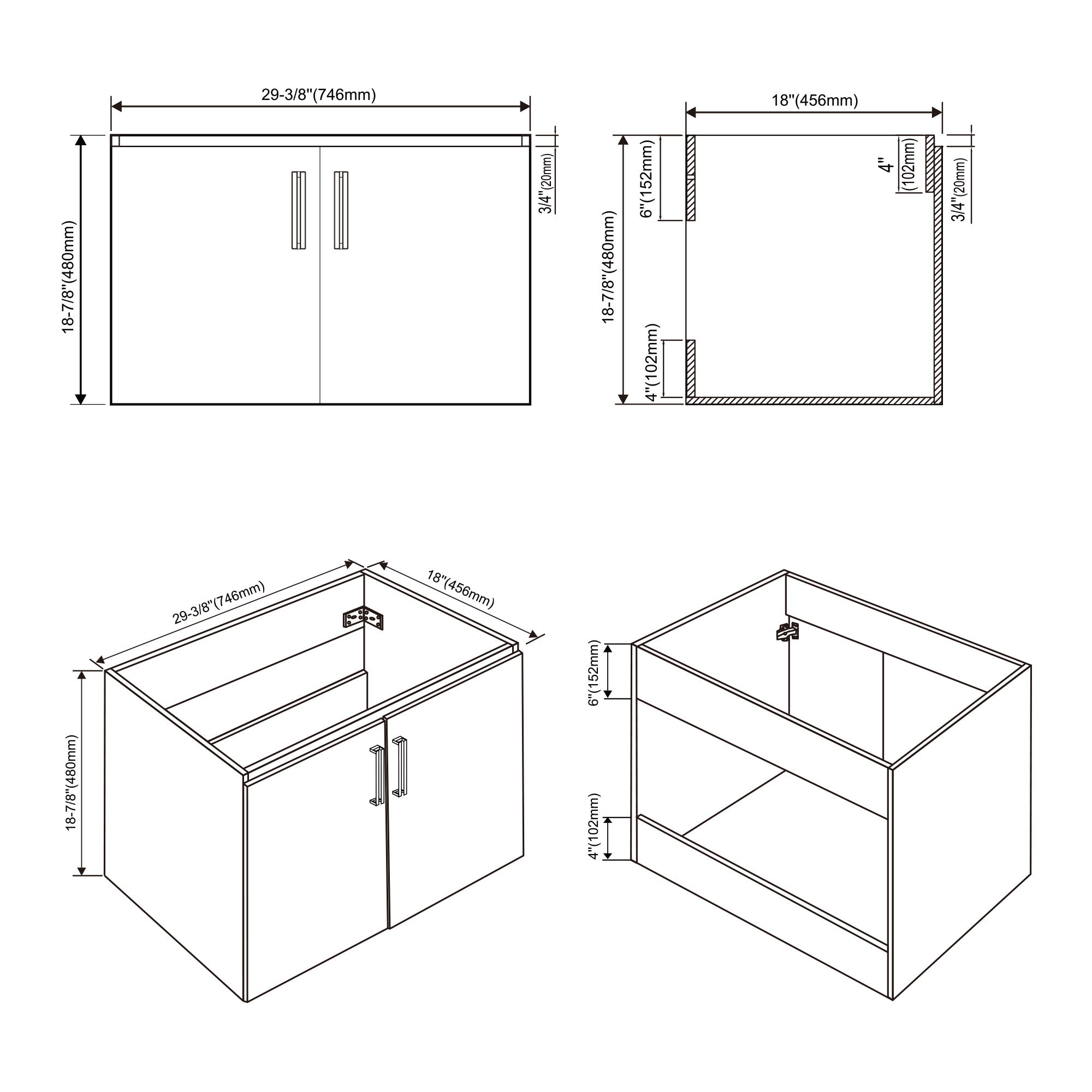 047 Series-30 Inch Vanity