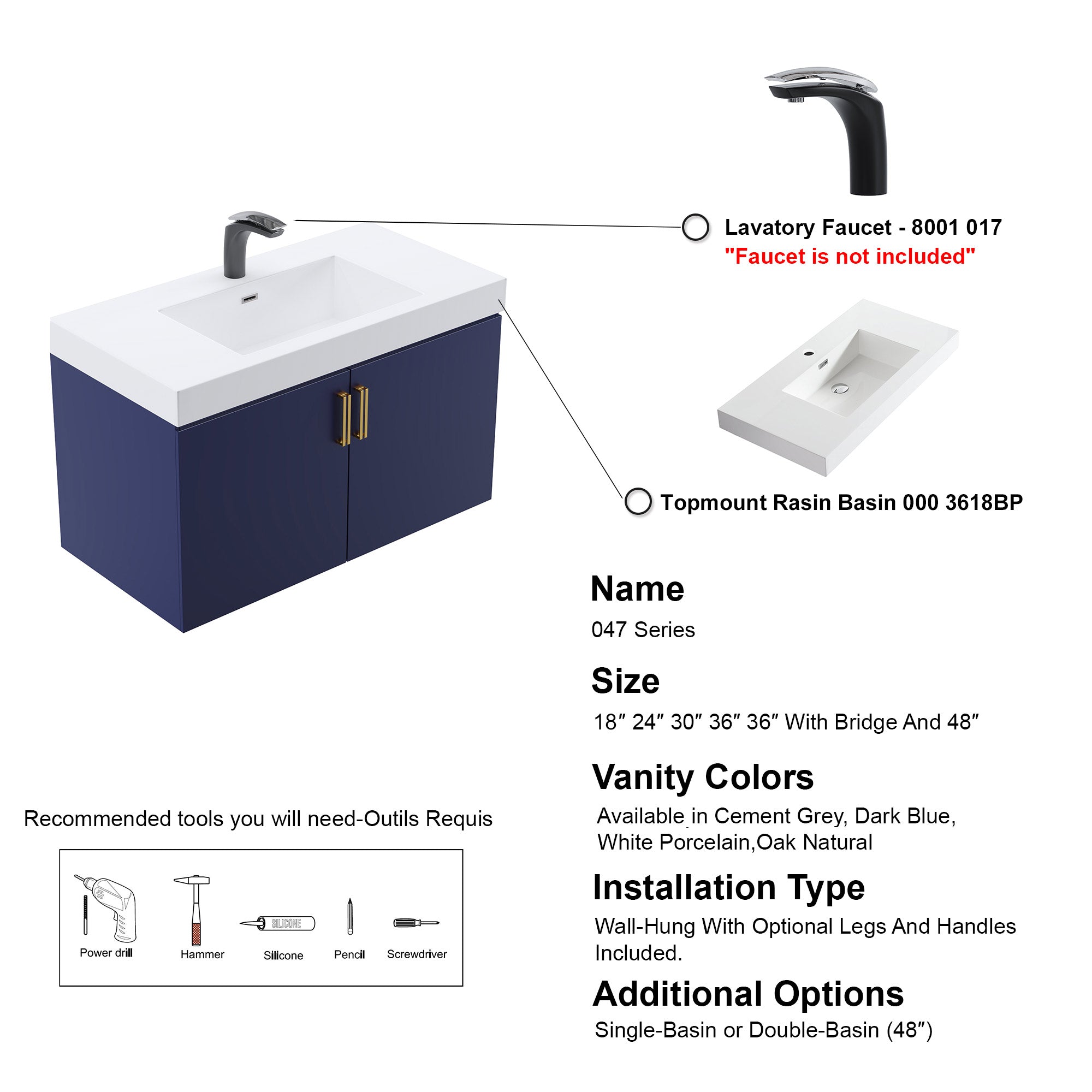 047 Series-36 Inch Vanity