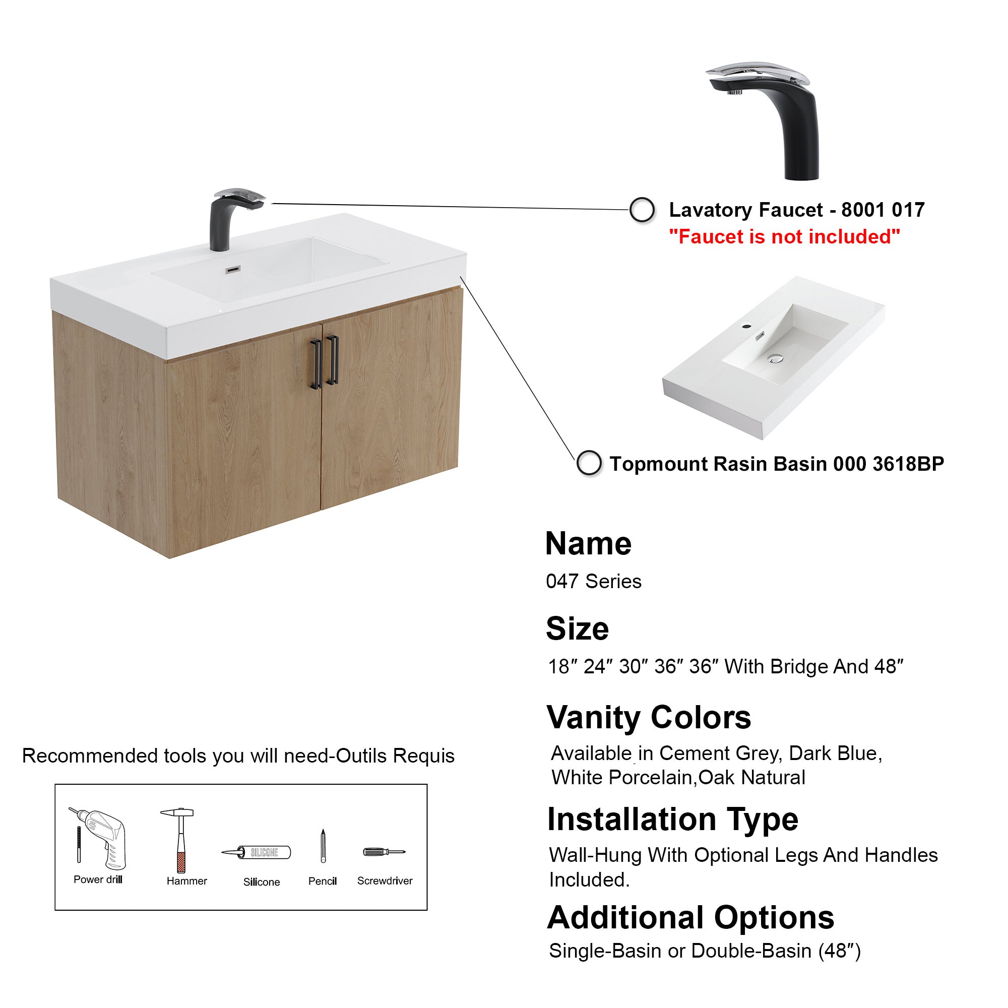 047 Series-36 Inch Vanity