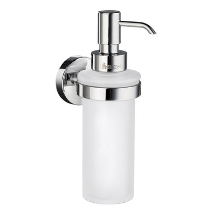 HOME - Holder with Glass Soap Dispenser in Frosted Glass