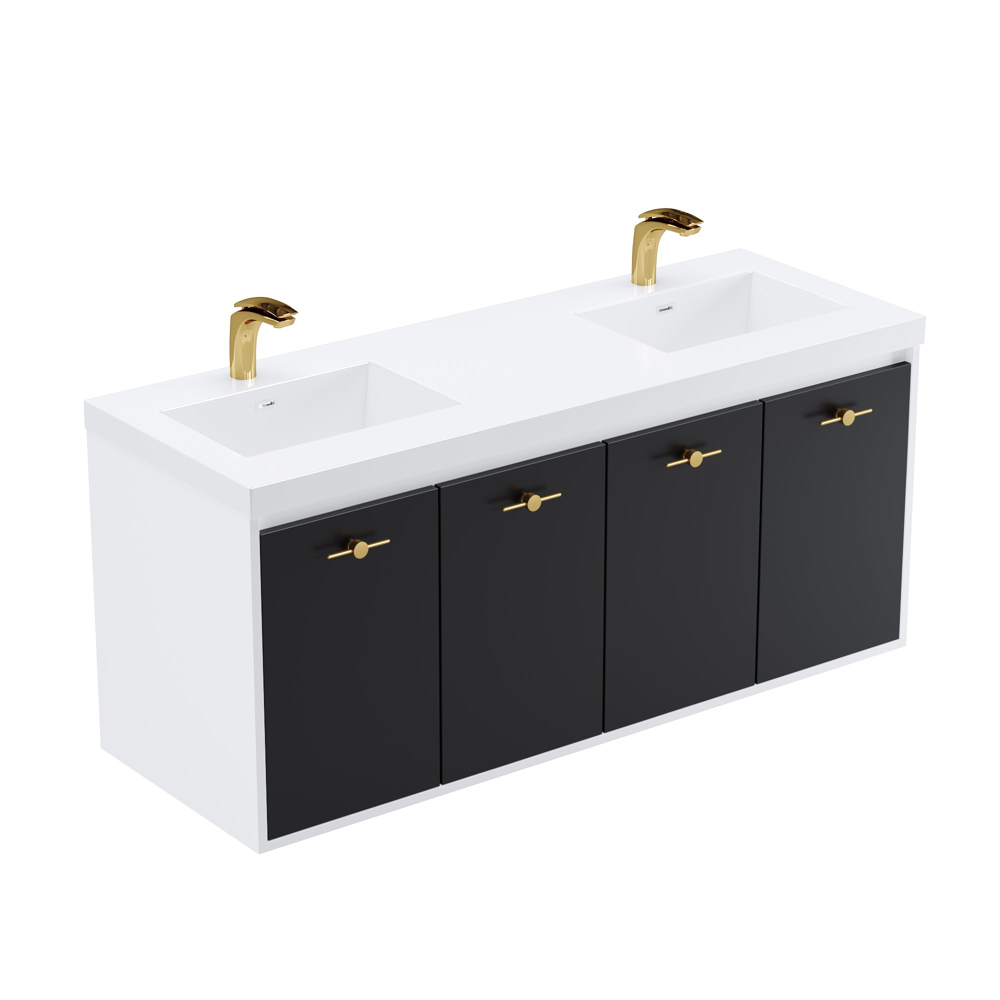 057 Series - 60 Inch Vanity - Double Sinks