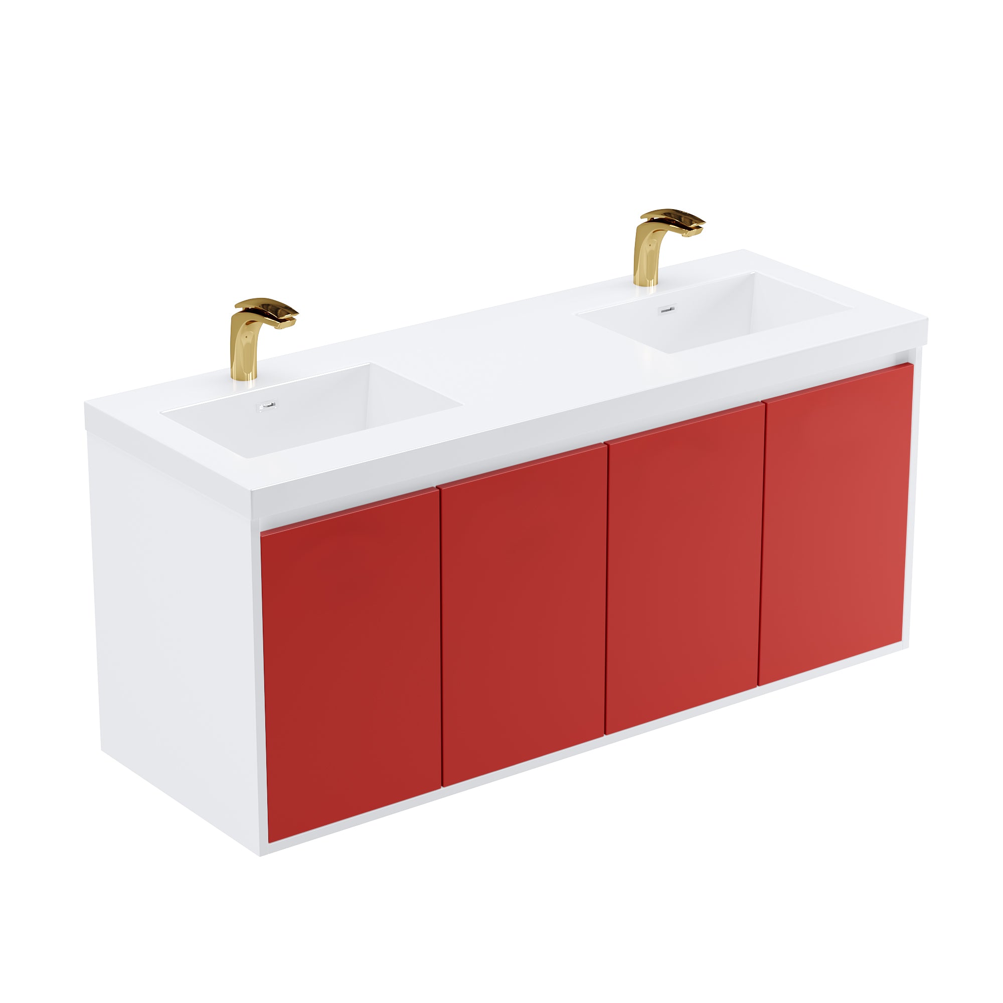 057 Series - 60 Inch Vanity - Double Sinks