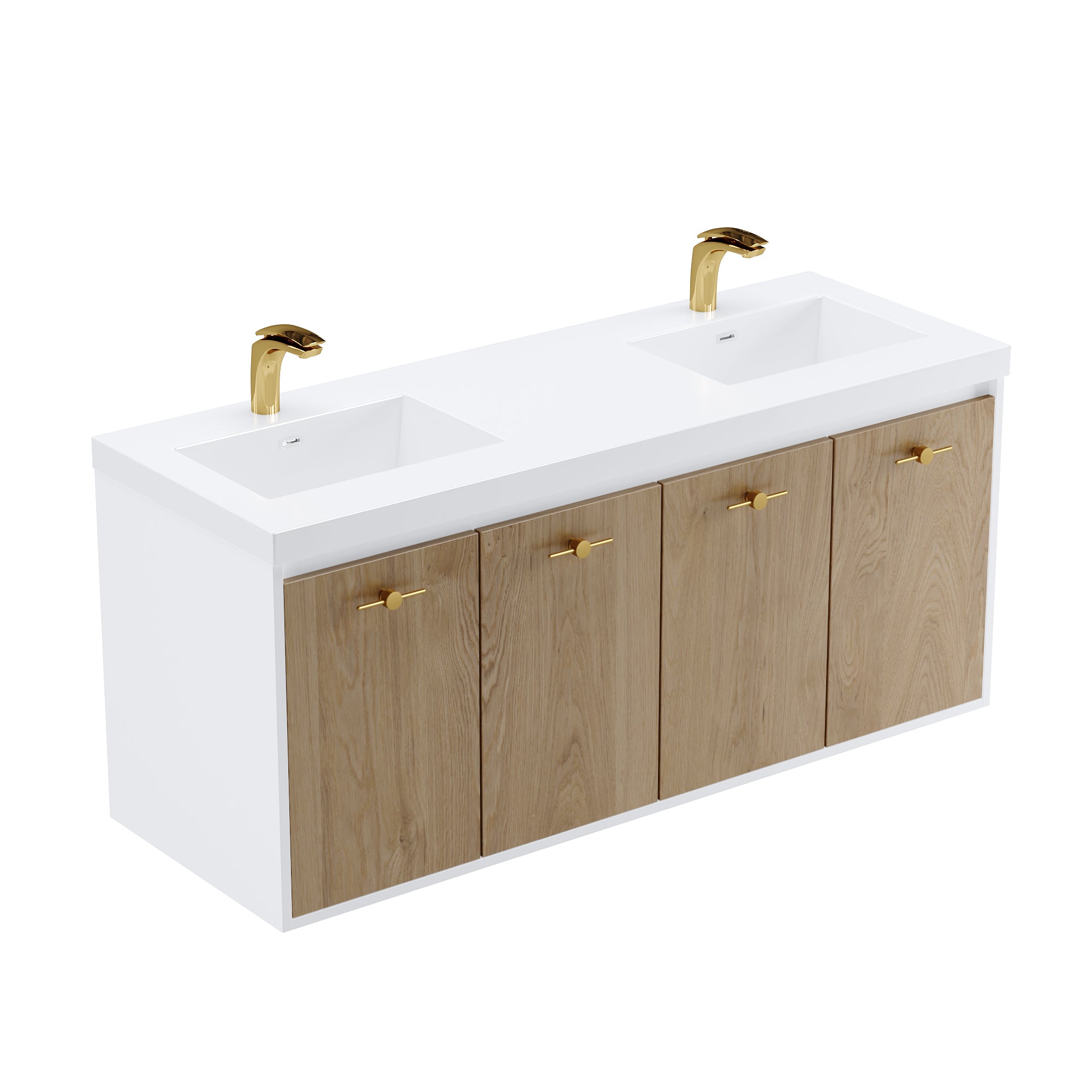 057 Series - 60 Inch Vanity - Double Sinks