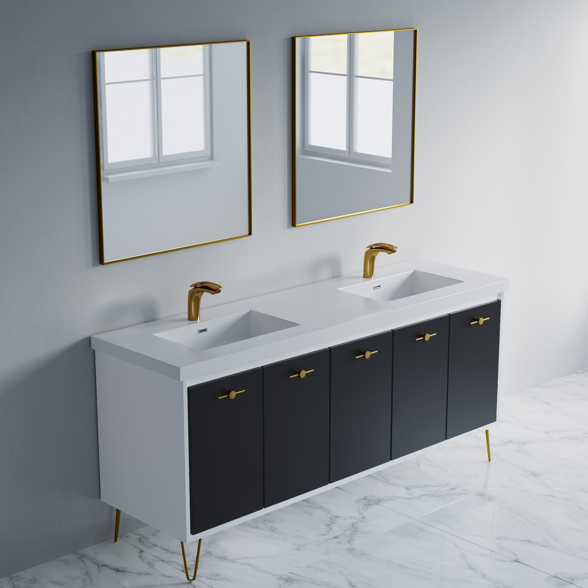 057 Series - 72 Inch Vanity