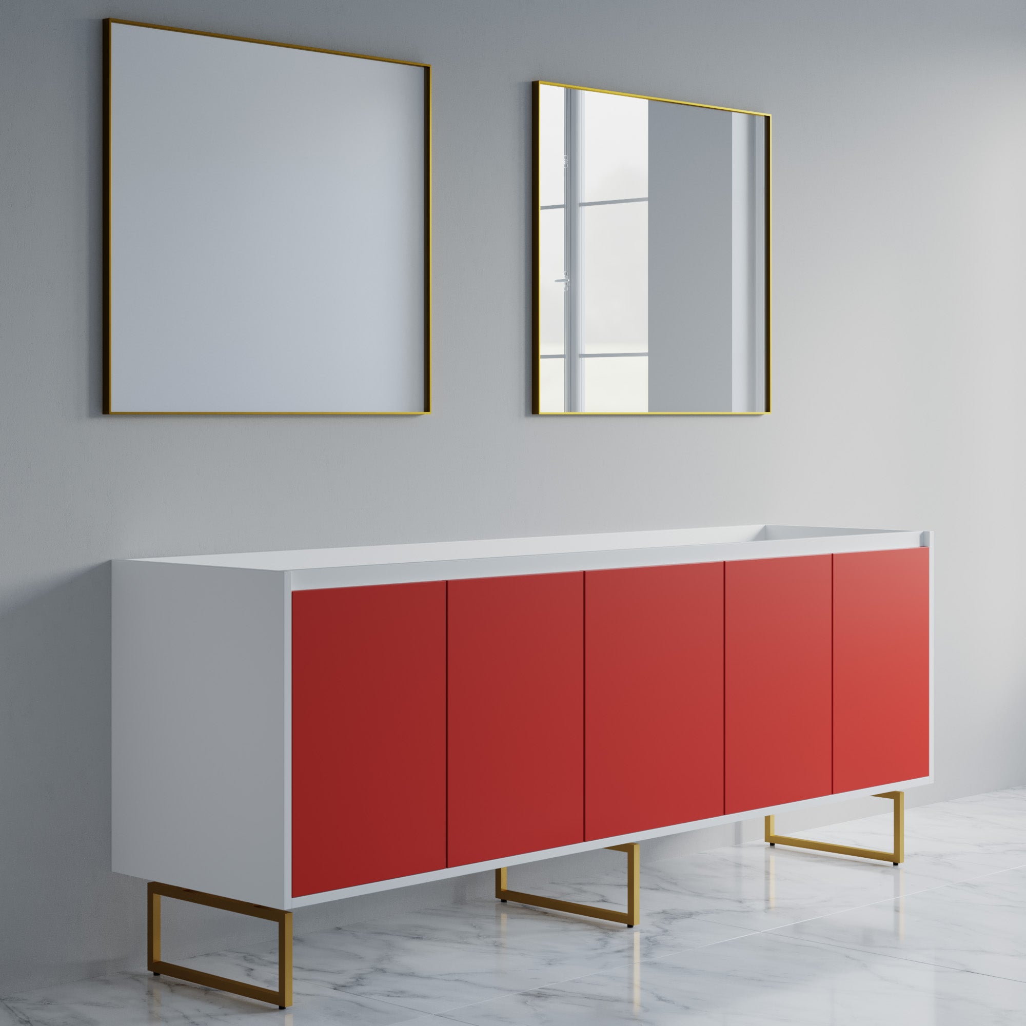 057 Series - 84 Inch Vanity Only