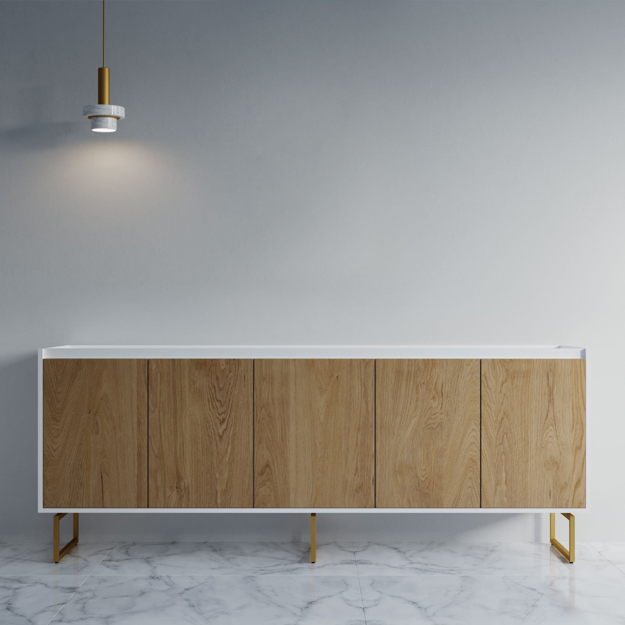 057 Series - 84 Inch Vanity Only