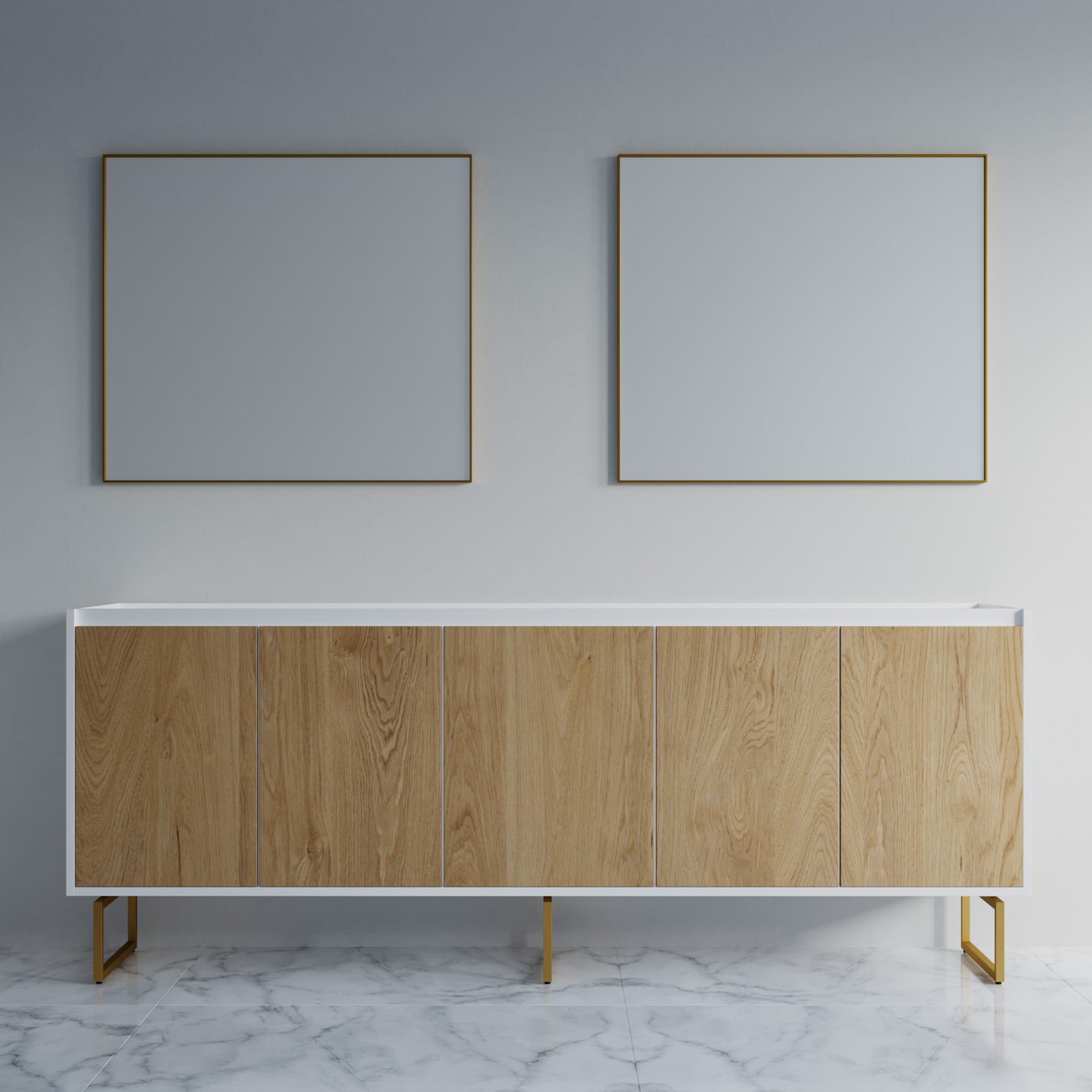 057 Series - 84 Inch Vanity Only