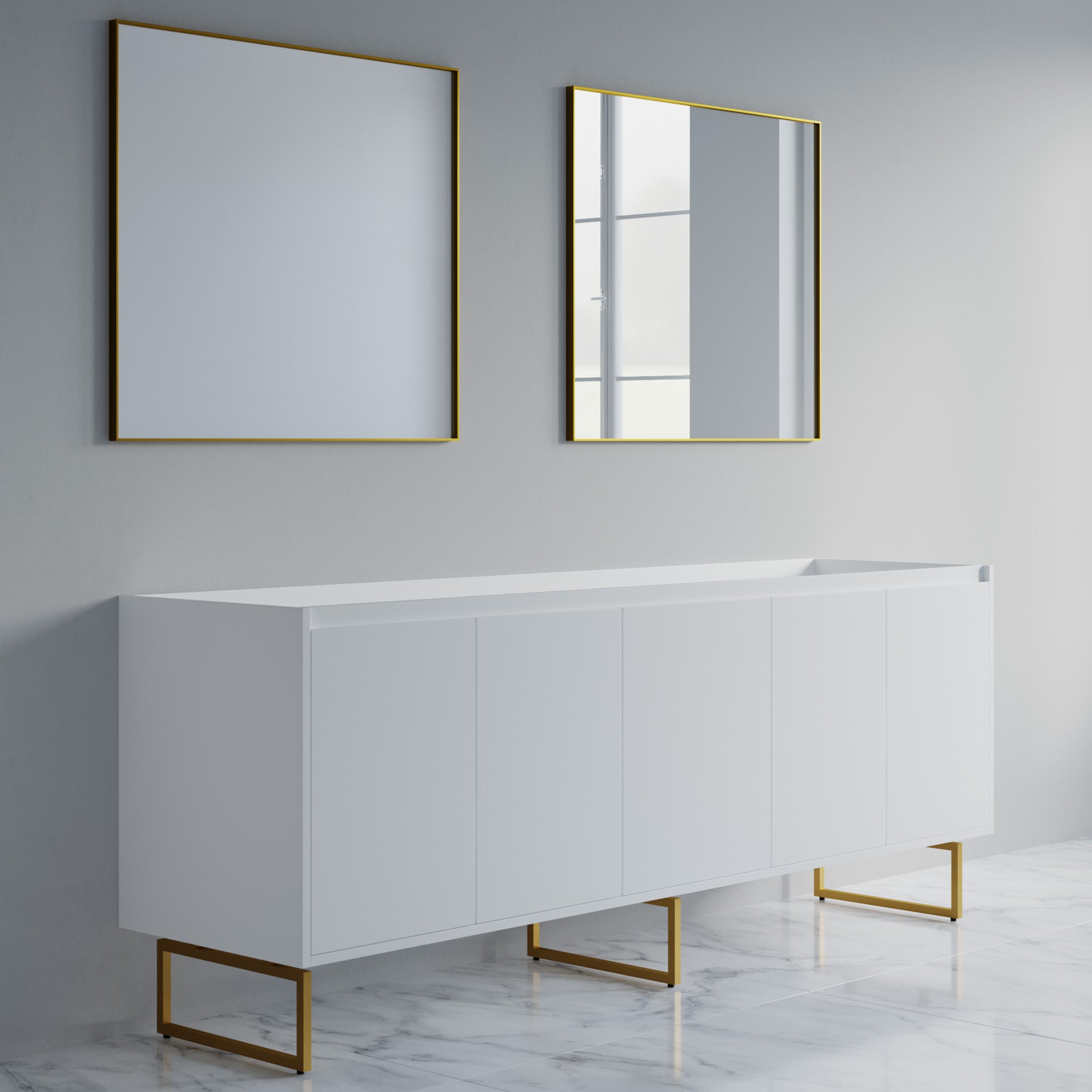 057 Series - 84 Inch Vanity Only