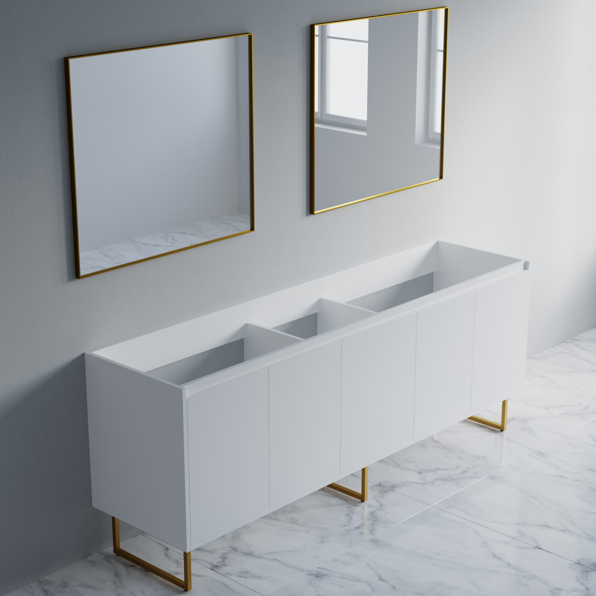 057 Series - 84 Inch Vanity Only