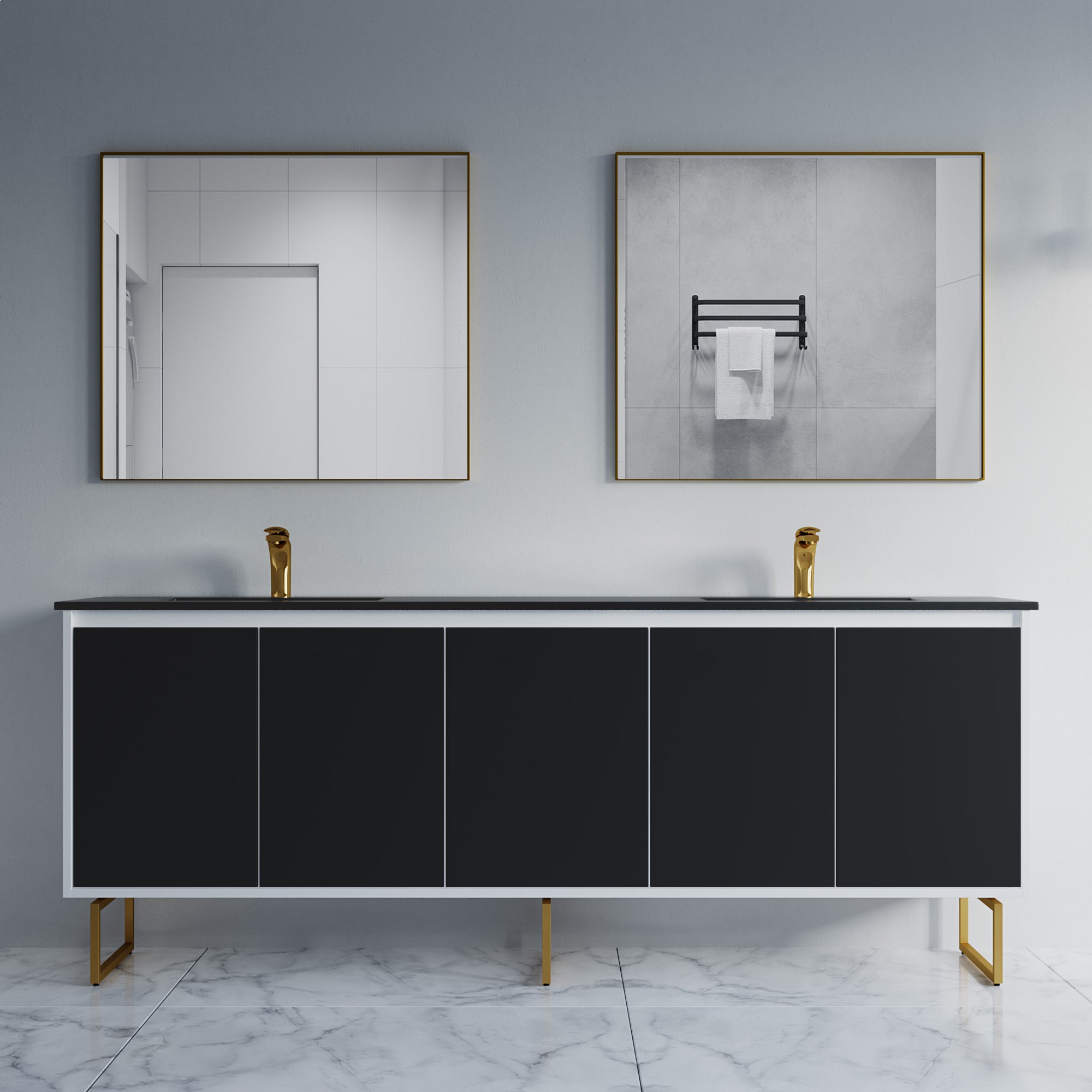 057 Series - 84 Inch Vanity