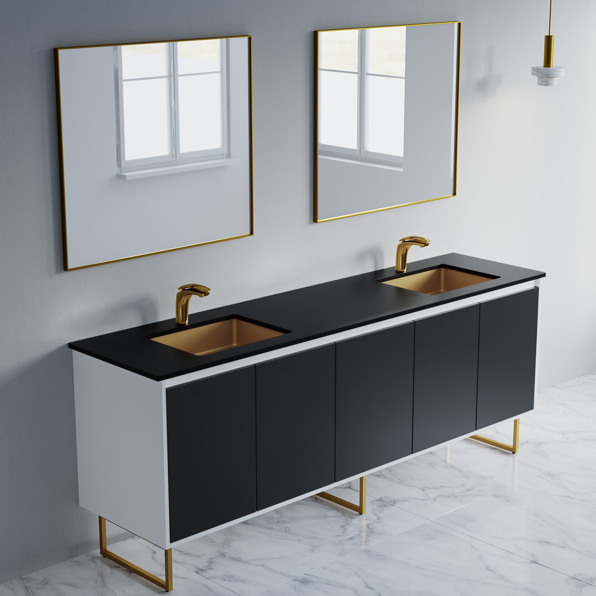 057 Series - 84 Inch Vanity