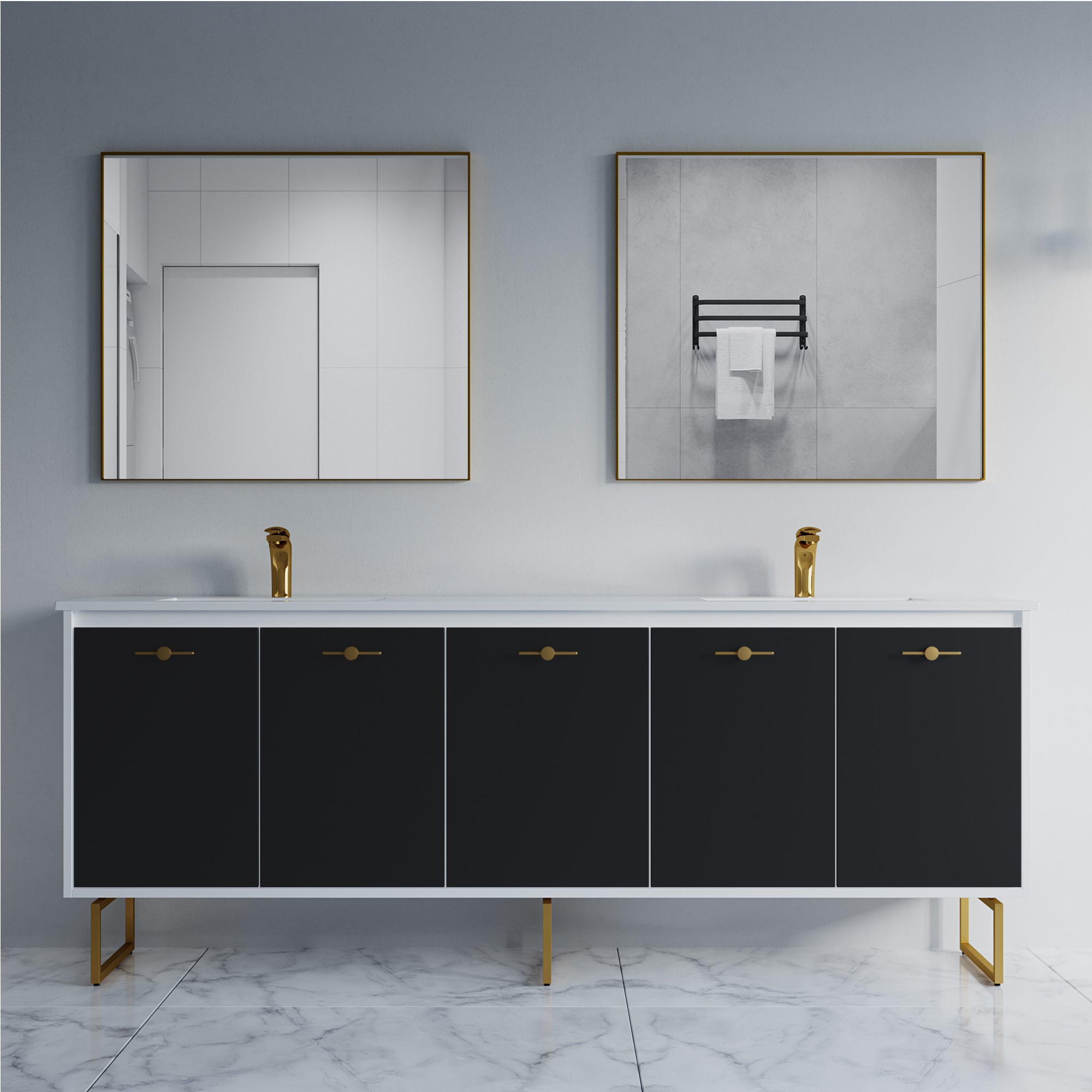057 Series - 84 Inch Vanity