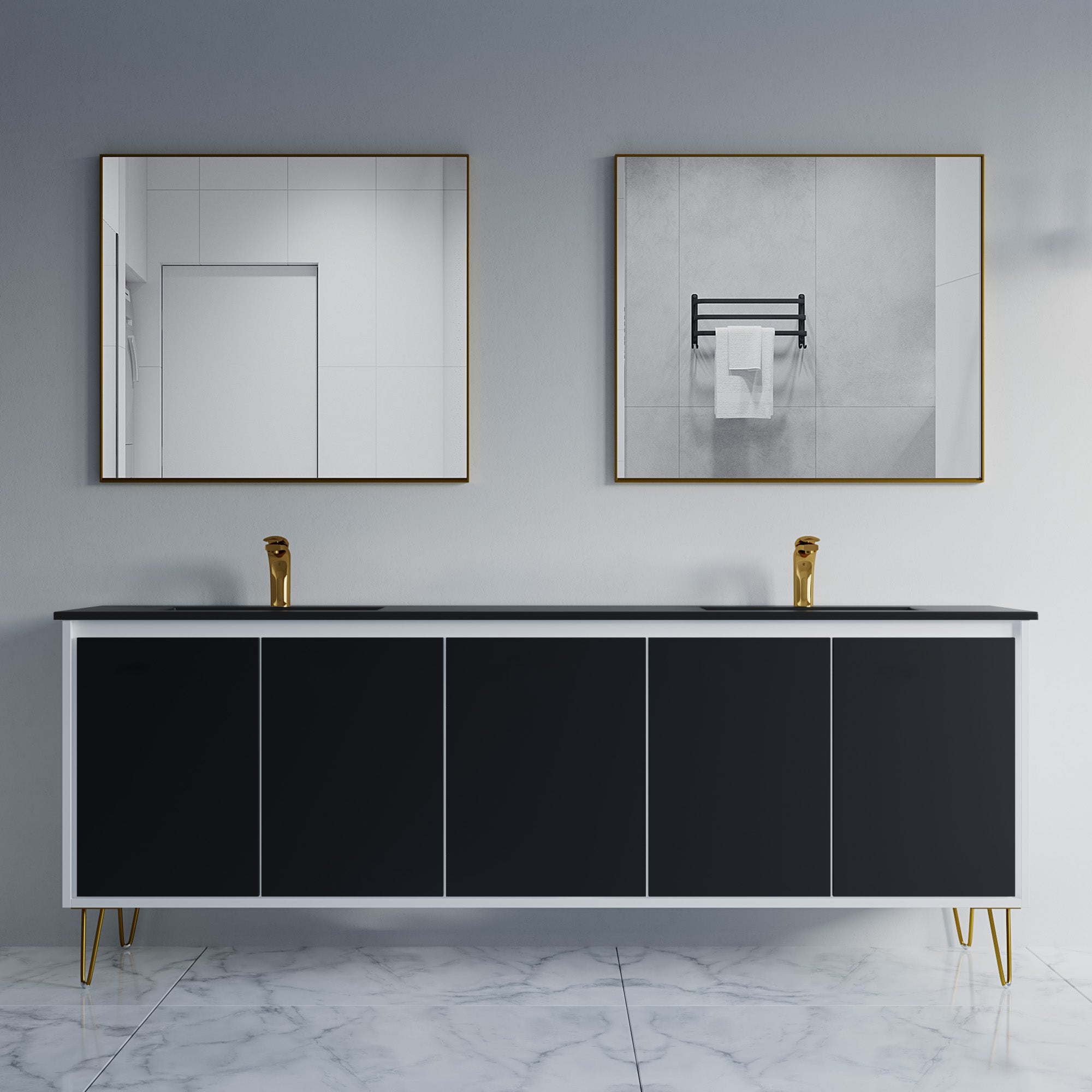 057 Series - 84 Inch Vanity