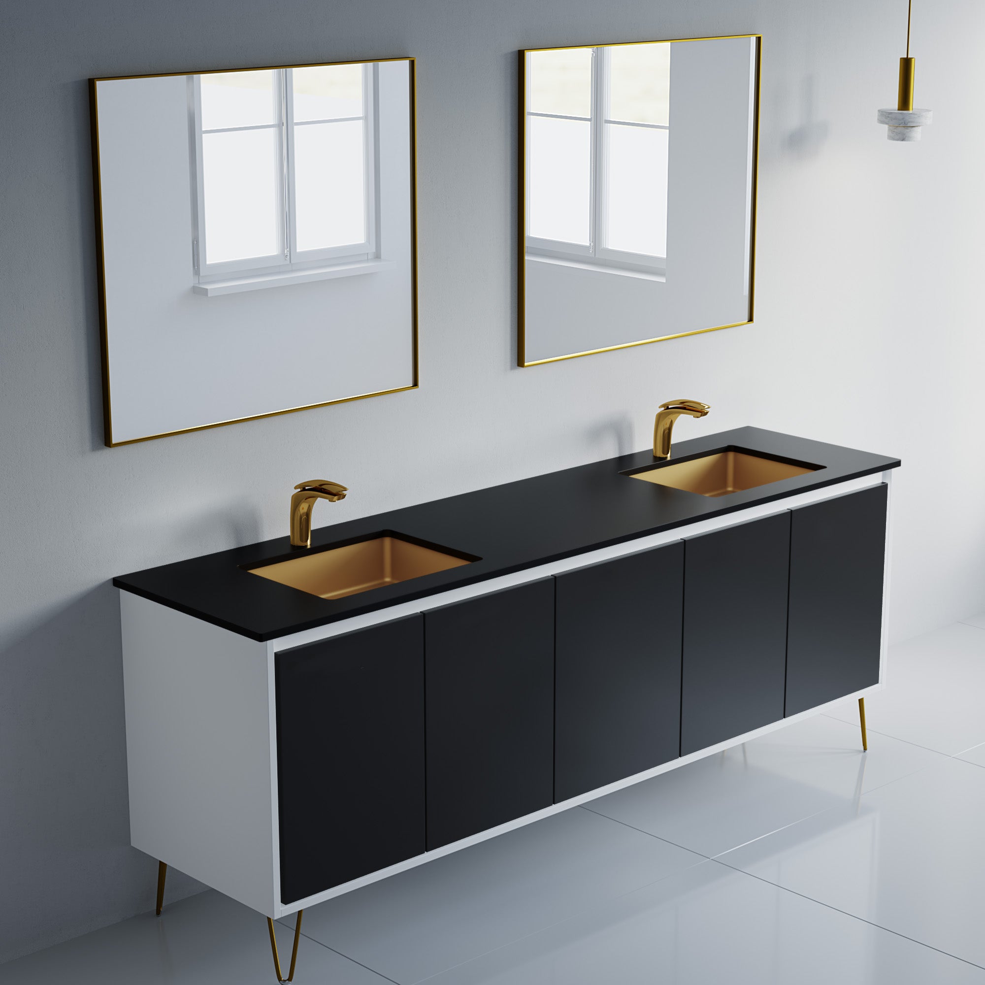 057 Series - 84 Inch Vanity