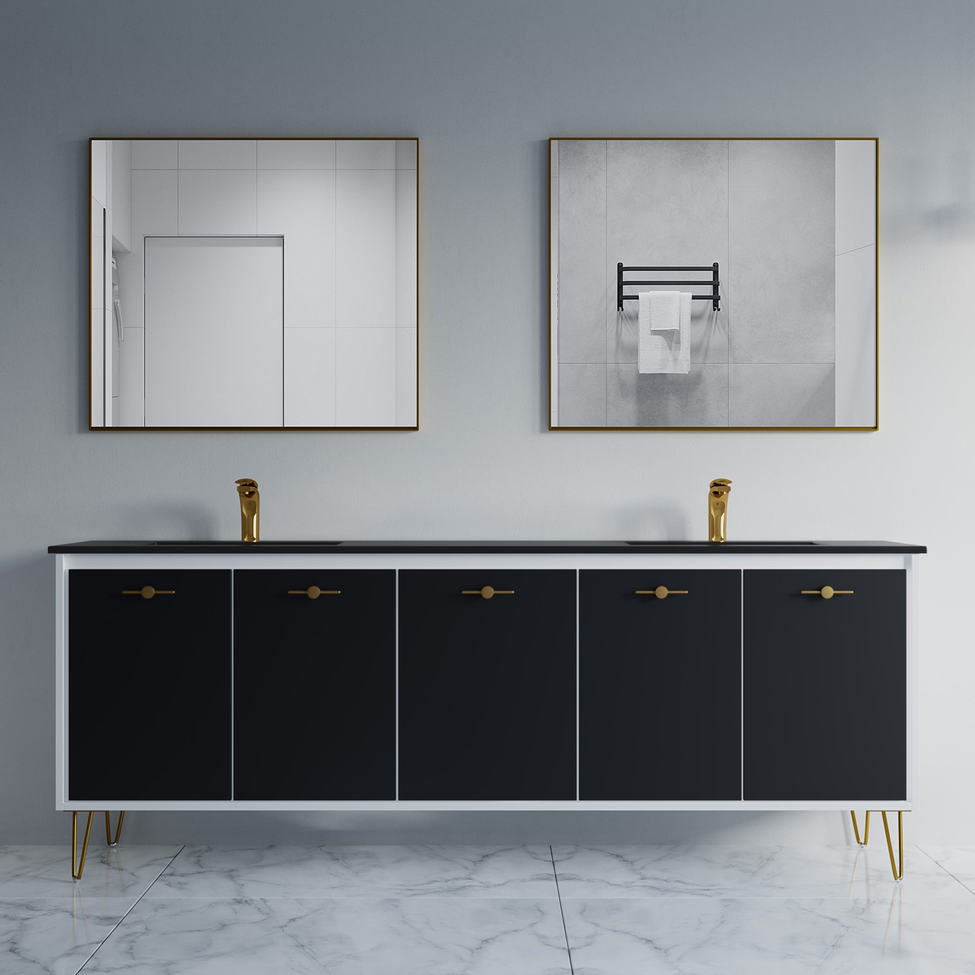 057 Series - 84 Inch Vanity