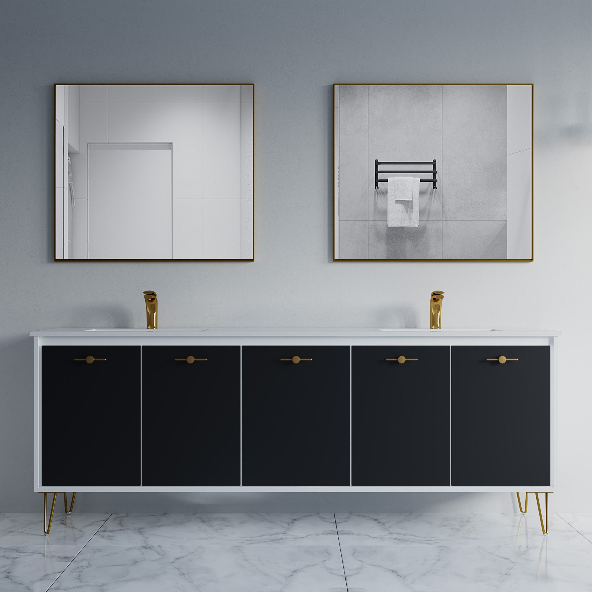 057 Series - 84 Inch Vanity