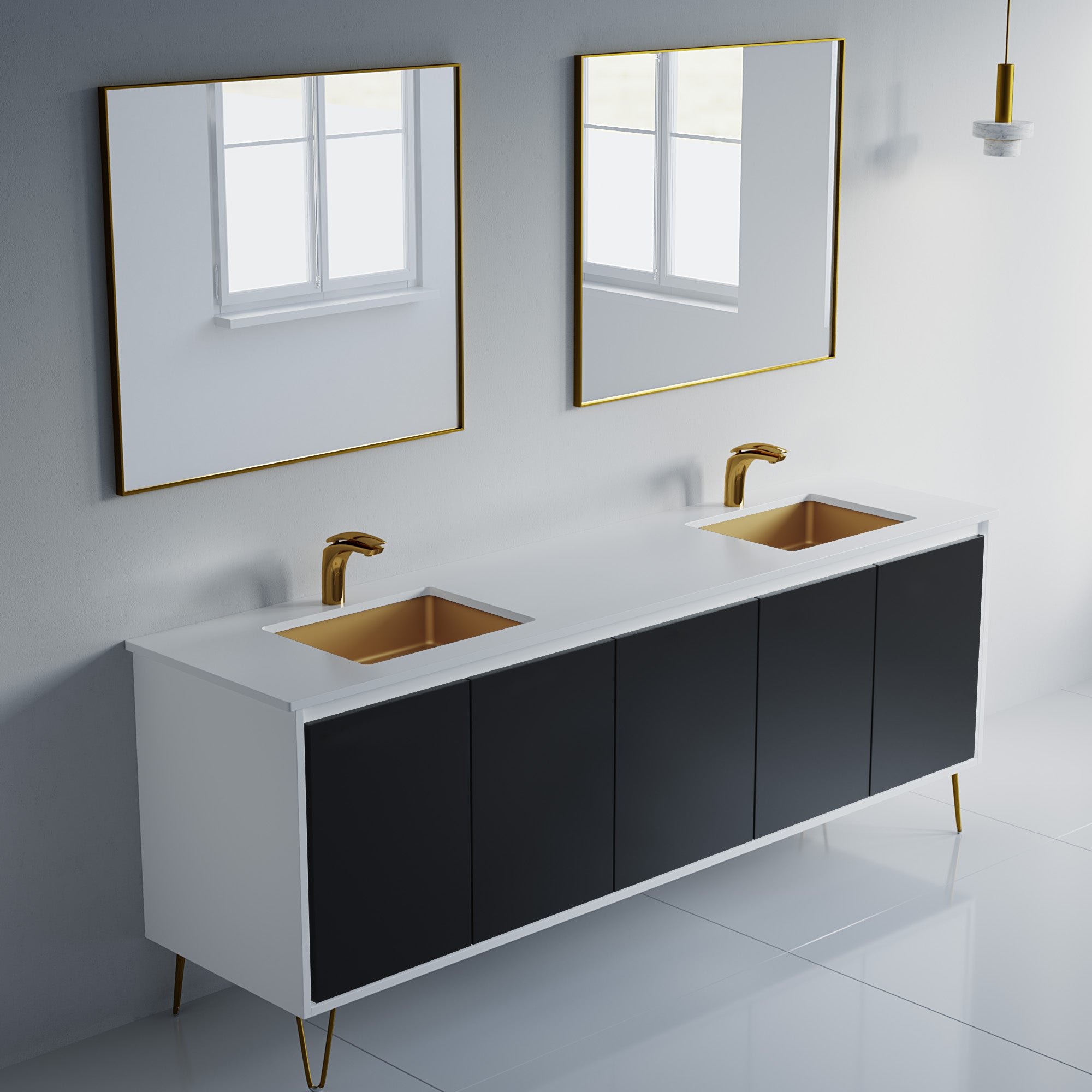 057 Series - 84 Inch Vanity