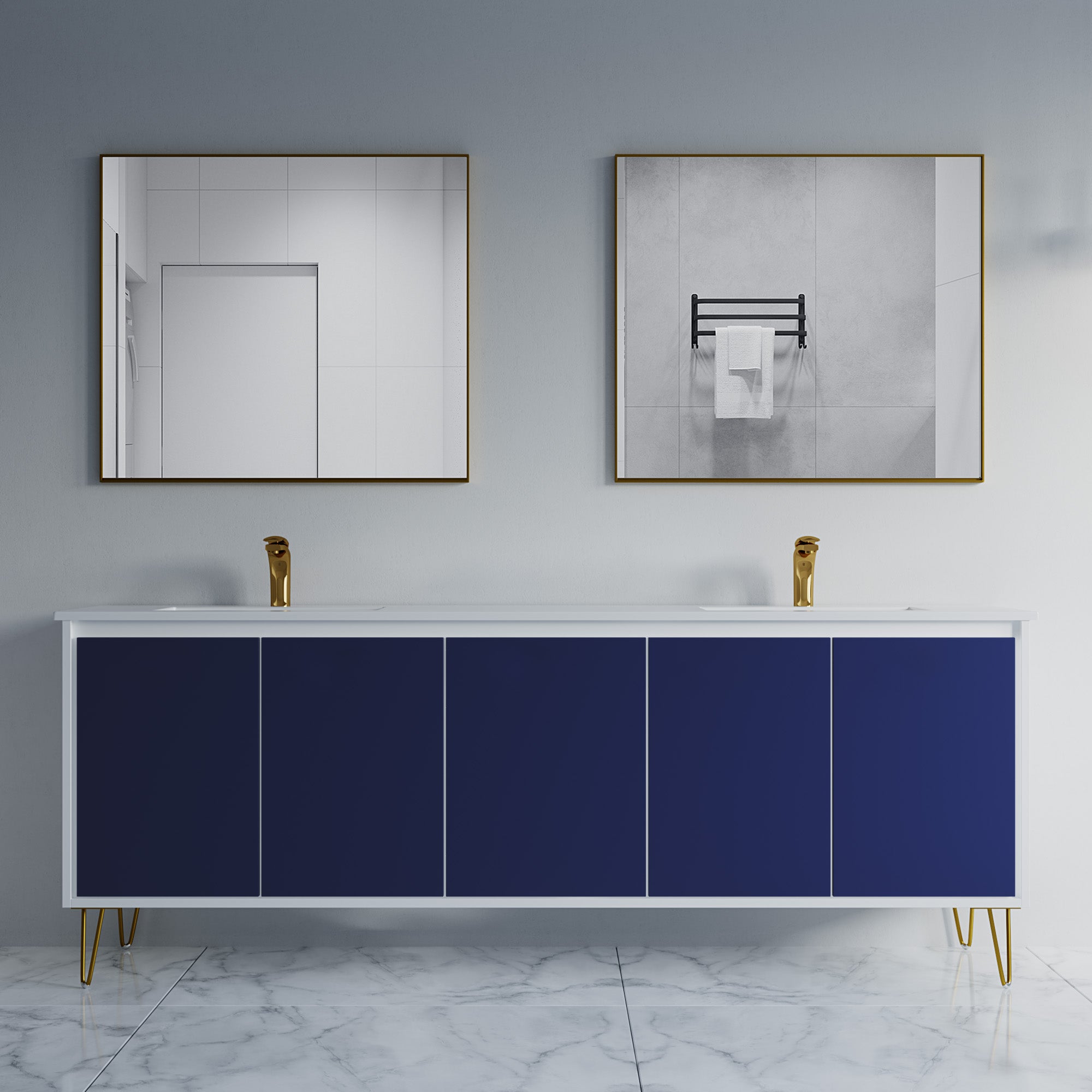 057 Series - 84 Inch Vanity