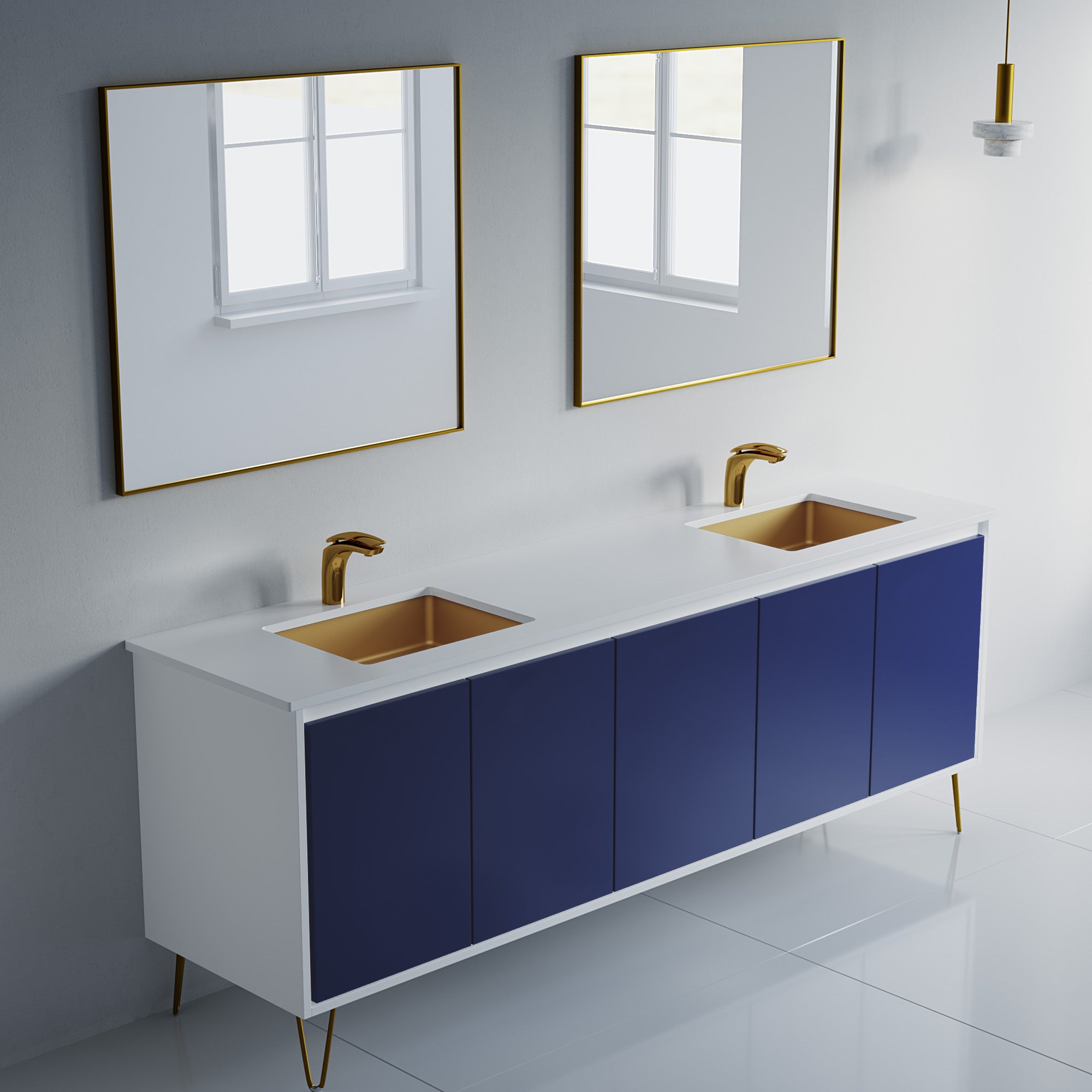 057 Series - 84 Inch Vanity