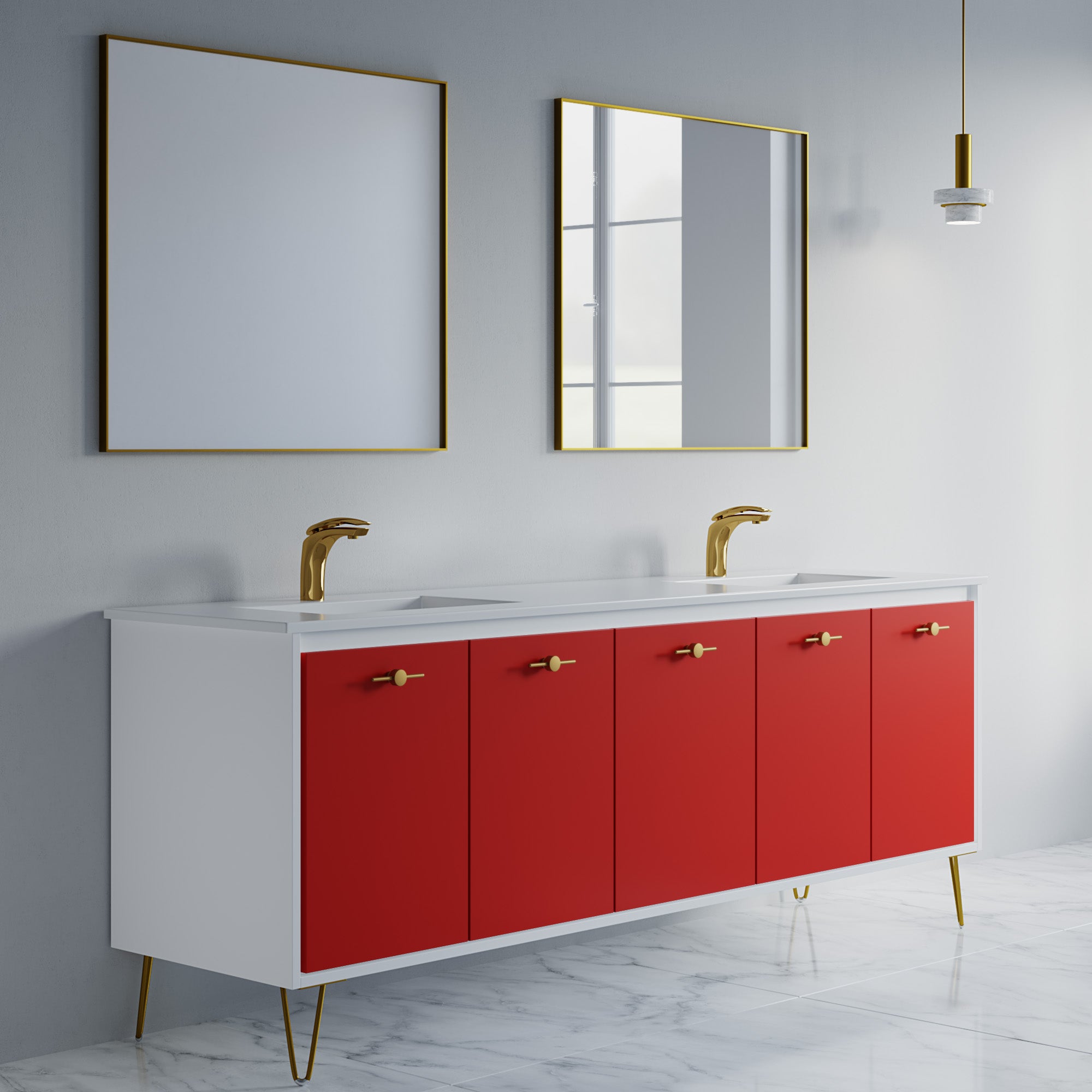 057 Series - 84 Inch Vanity