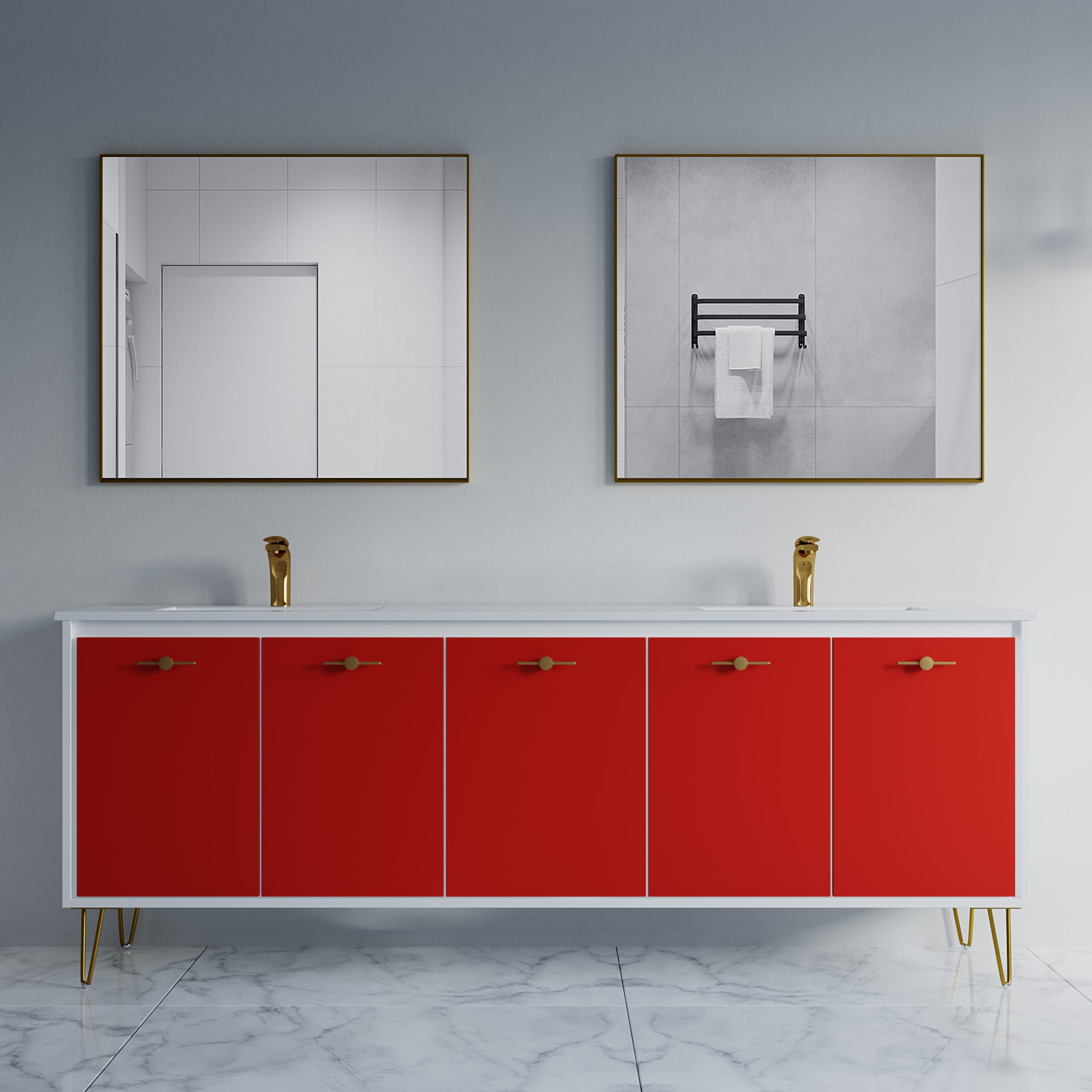 057 Series - 84 Inch Vanity