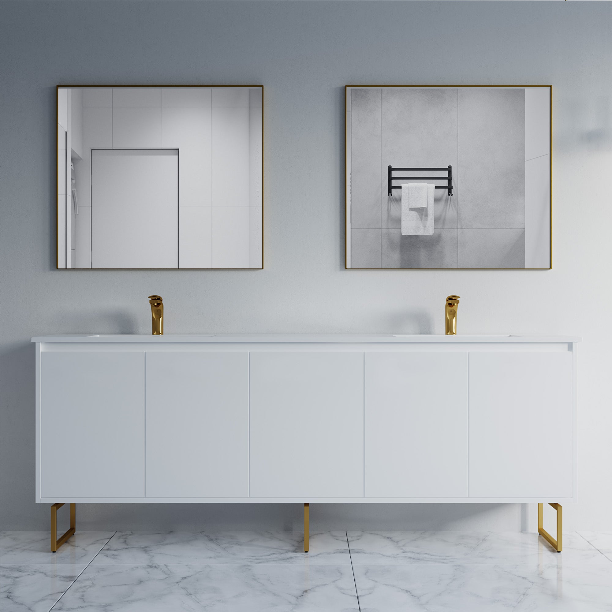 057 Series - 84 Inch Vanity