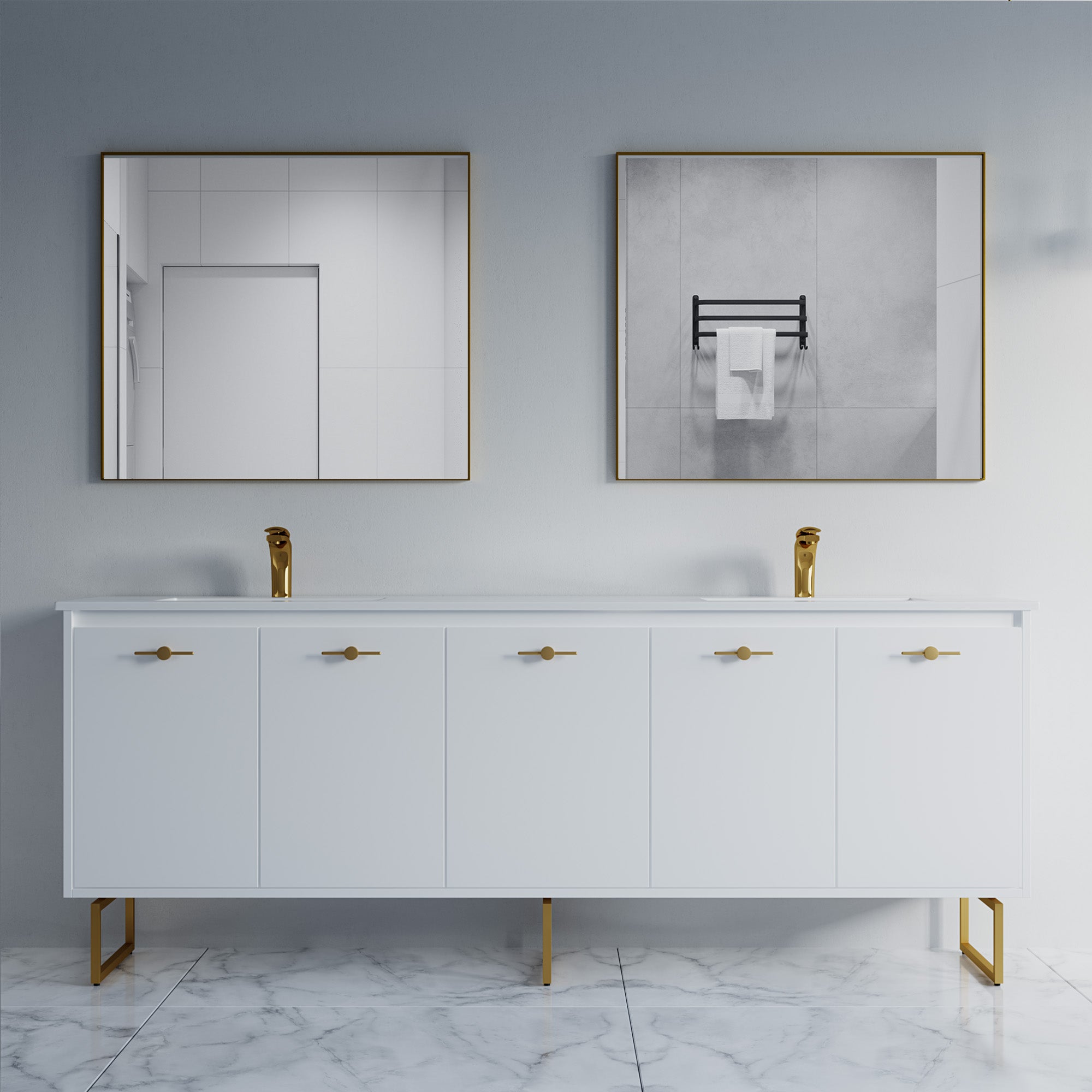057 Series - 84 Inch Vanity