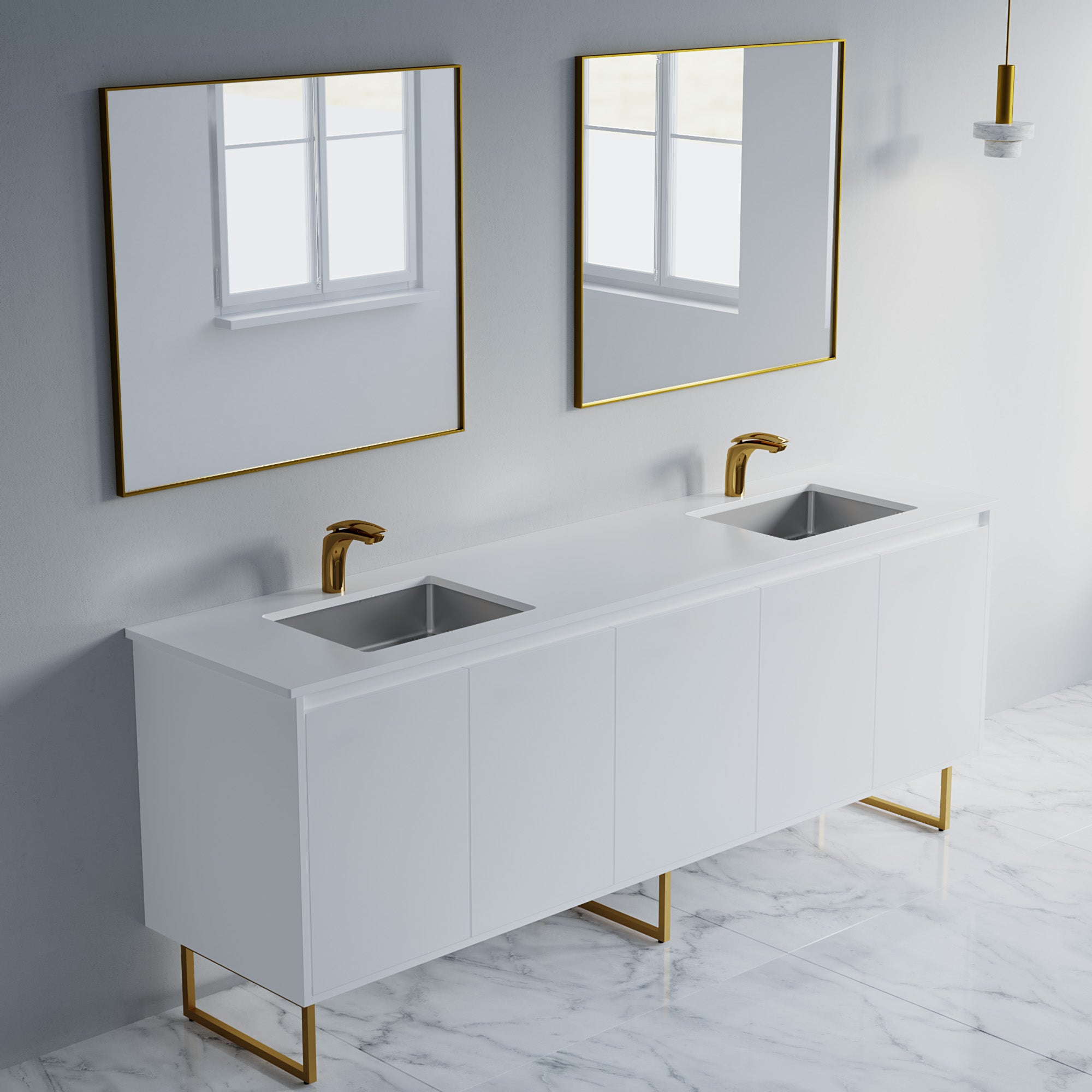 057 Series - 84 Inch Vanity